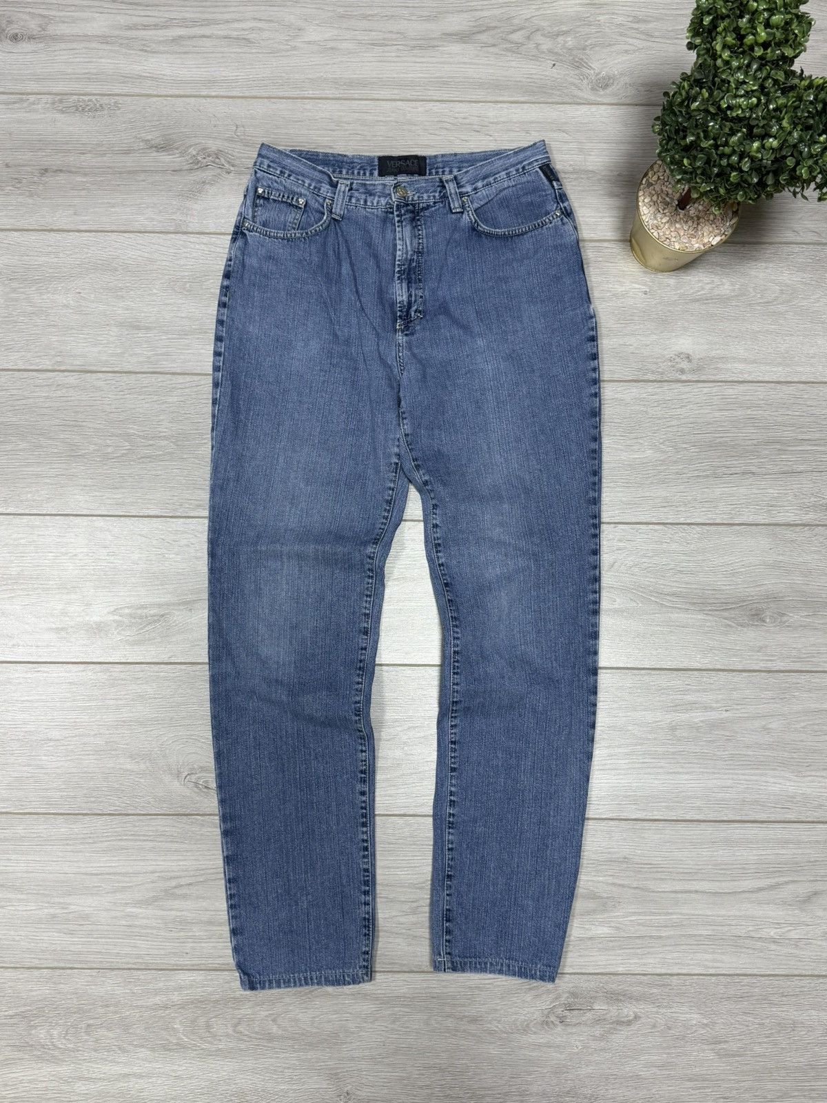 Versace Versace Jeans Couture vintage pants medusa head Size US 33 - 2 Thumbnail