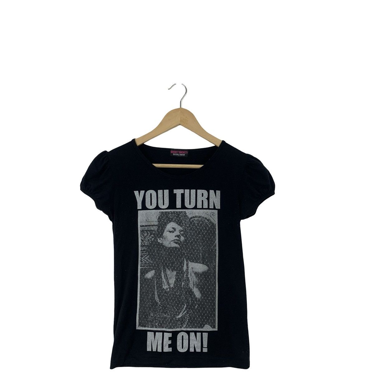 Other SECRET SOCIETY Sophia Loren Potrait Puff Sleeve Tee Shirt Size US XXS / EU 40 - 4 Thumbnail