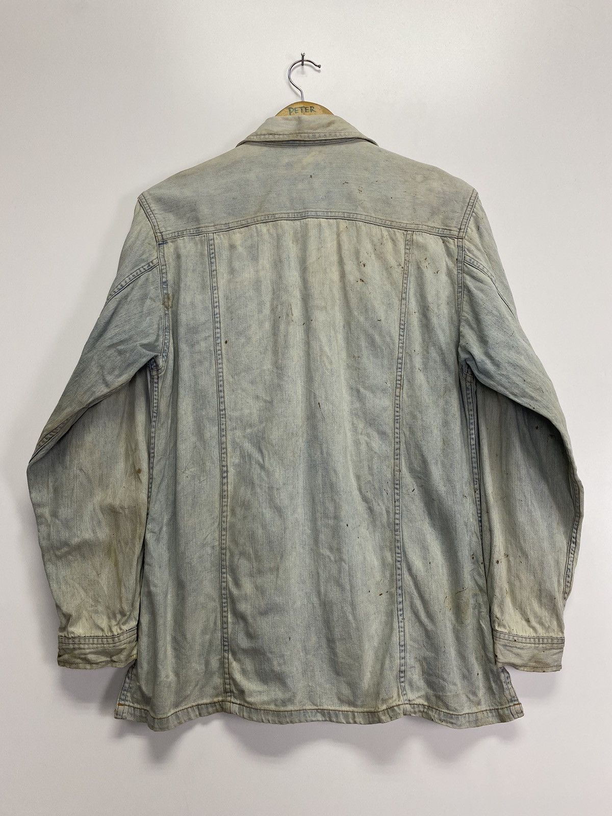 Vintage Polar fleece Denim Jacket Size US M / EU 48-50 / 2 - 10 Thumbnail