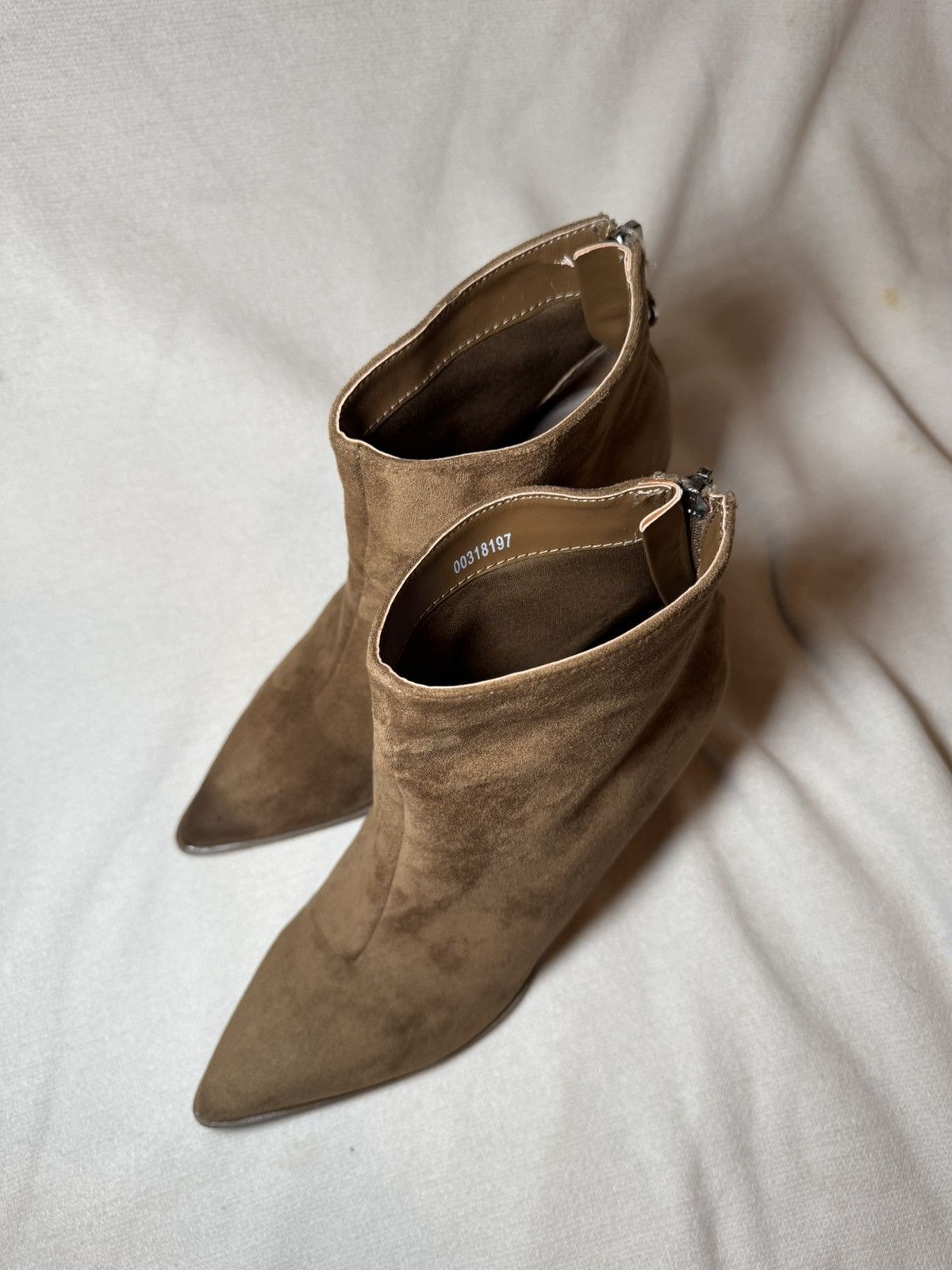 Other 🍂🍁Elegant Brown Suede Ankle Boots Size US 8 / IT 38 - 4 Thumbnail
