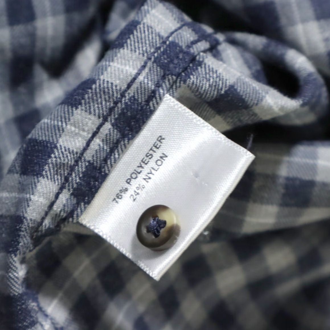 Peter Millar Peter Millar Betts Performance Flannel Check Button Down Shirt Navy Men's 2XL Size US XXL / EU 58 / 5 - 6 Thumbnail
