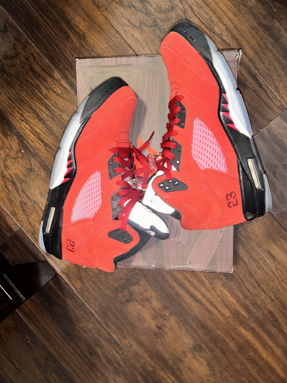 Jordan Brand Air Jordan 5 Retro Raging Bull 2021 Size US 11 / EU 44 - 6 Thumbnail