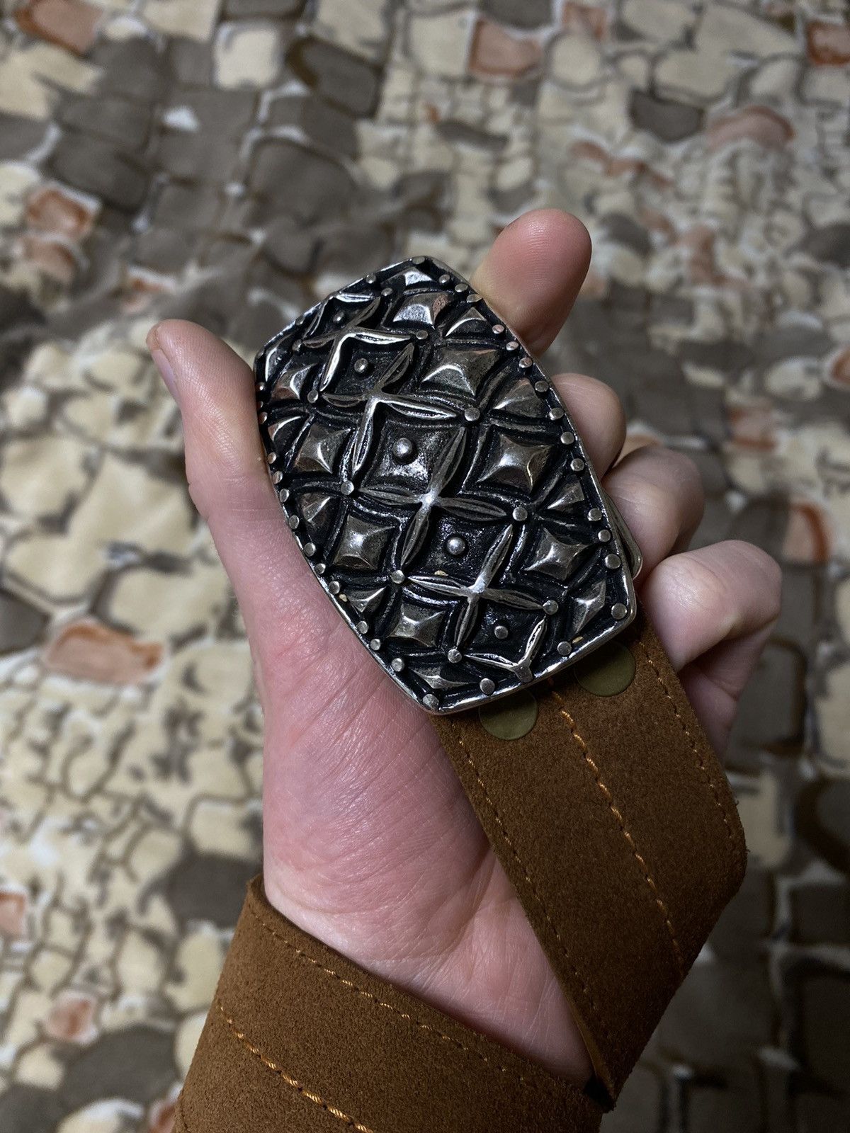 Leather Very Rare Belt Lisa Kay Silver Belt Size ONE SIZE - 5 Thumbnail