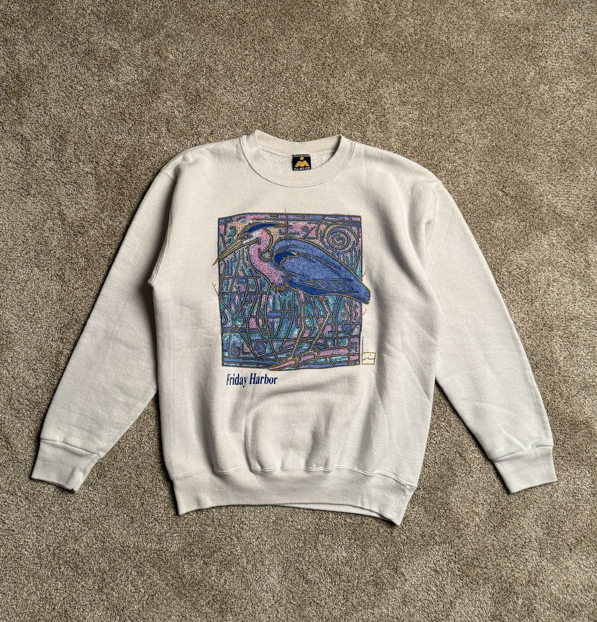 Other VINTAGE H.L. MILLER GOLD “FRIDAY HARBOR” SWEATSHIRT Size US M / EU 48-50 / 2 - 1 Thumbnail