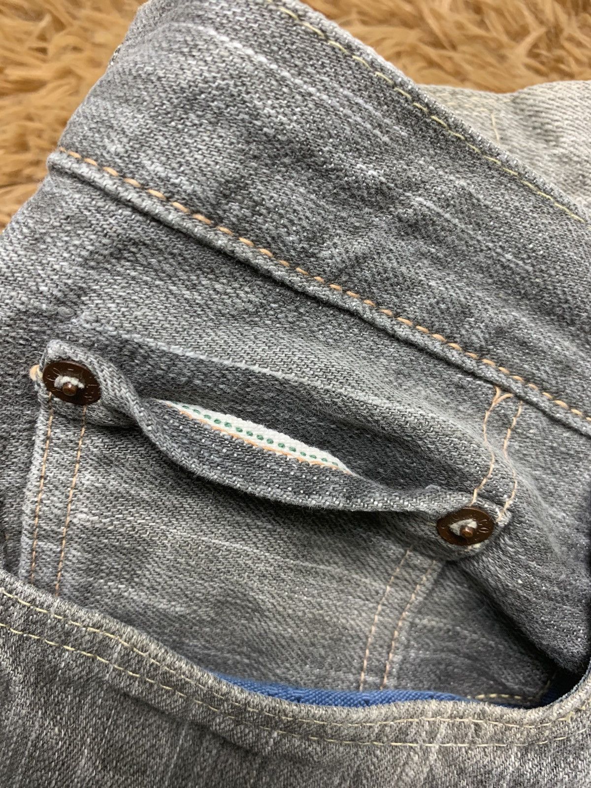 Sugar Cane 1980s Sugarcane SC 403XX Okinawa Light Grey Jeans W29 Size US 29 - 7 Thumbnail
