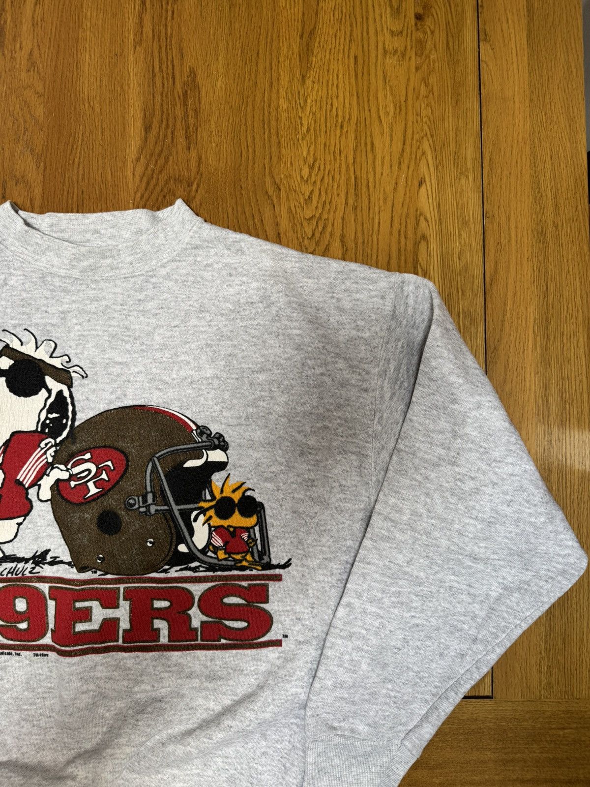 Other Vintage San Francisco 49ers Snoopy Peanuts Sweatshirt Artex Size US L / EU 52-54 / 3 - 3 Thumbnail