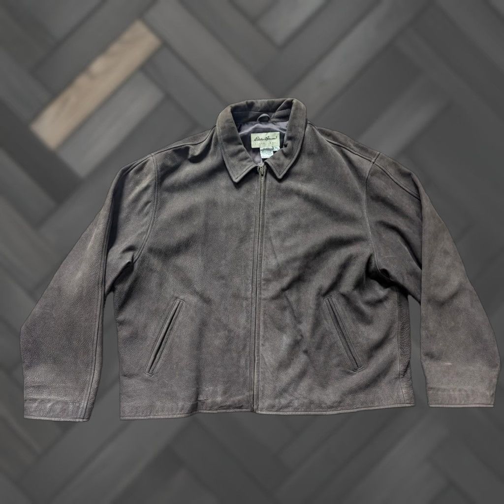 Eddie Bauer VINTAGE Eddie Bauer Leather Jacket 2XL Brown Motorcycle Mens 50-52 Size US XXL / EU 58 / 5 - 1 Thumbnail