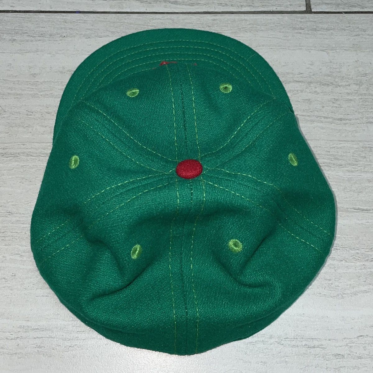 Ebbets Field Flannels Ebbets Field Oakland Vintage Leafs Wool Fitted Size ONE SIZE - 4 Thumbnail