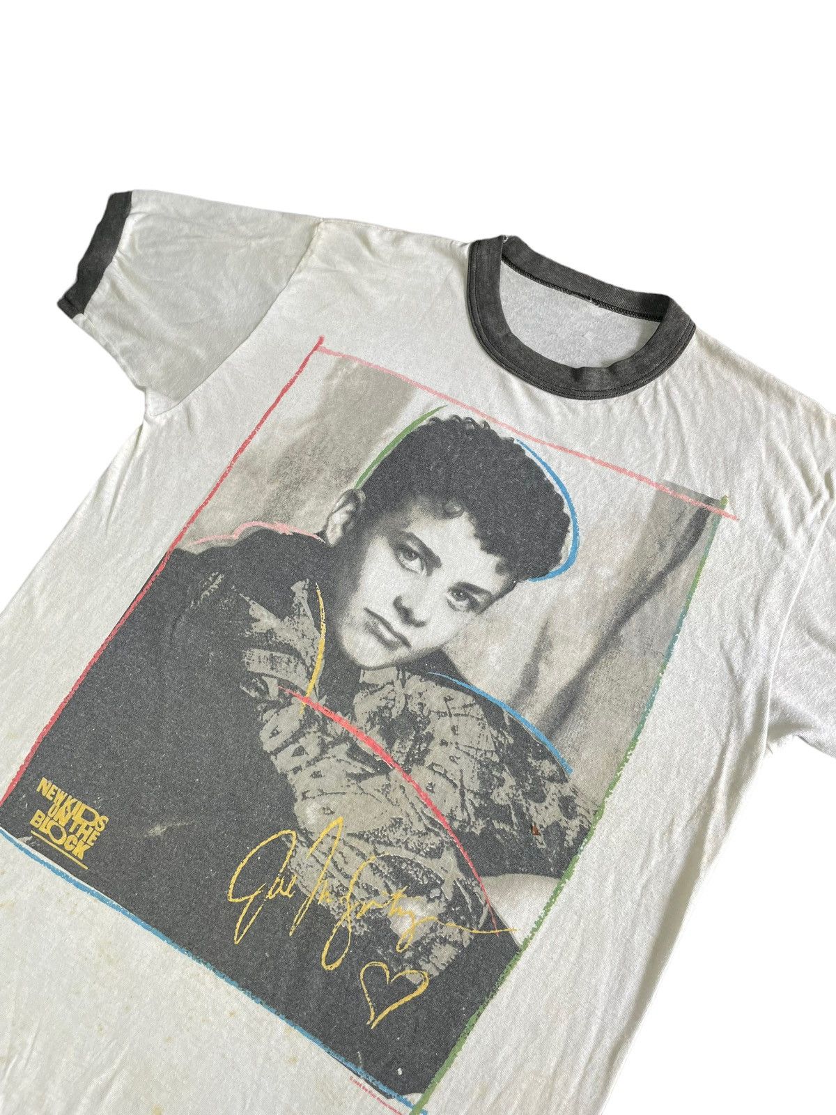 New Kids On The Block × Vintage Vintage 1989 NKOTB Joey Mcintyre Ringger Tshirt Size US M / EU 48-50 / 2 - 2 Thumbnail