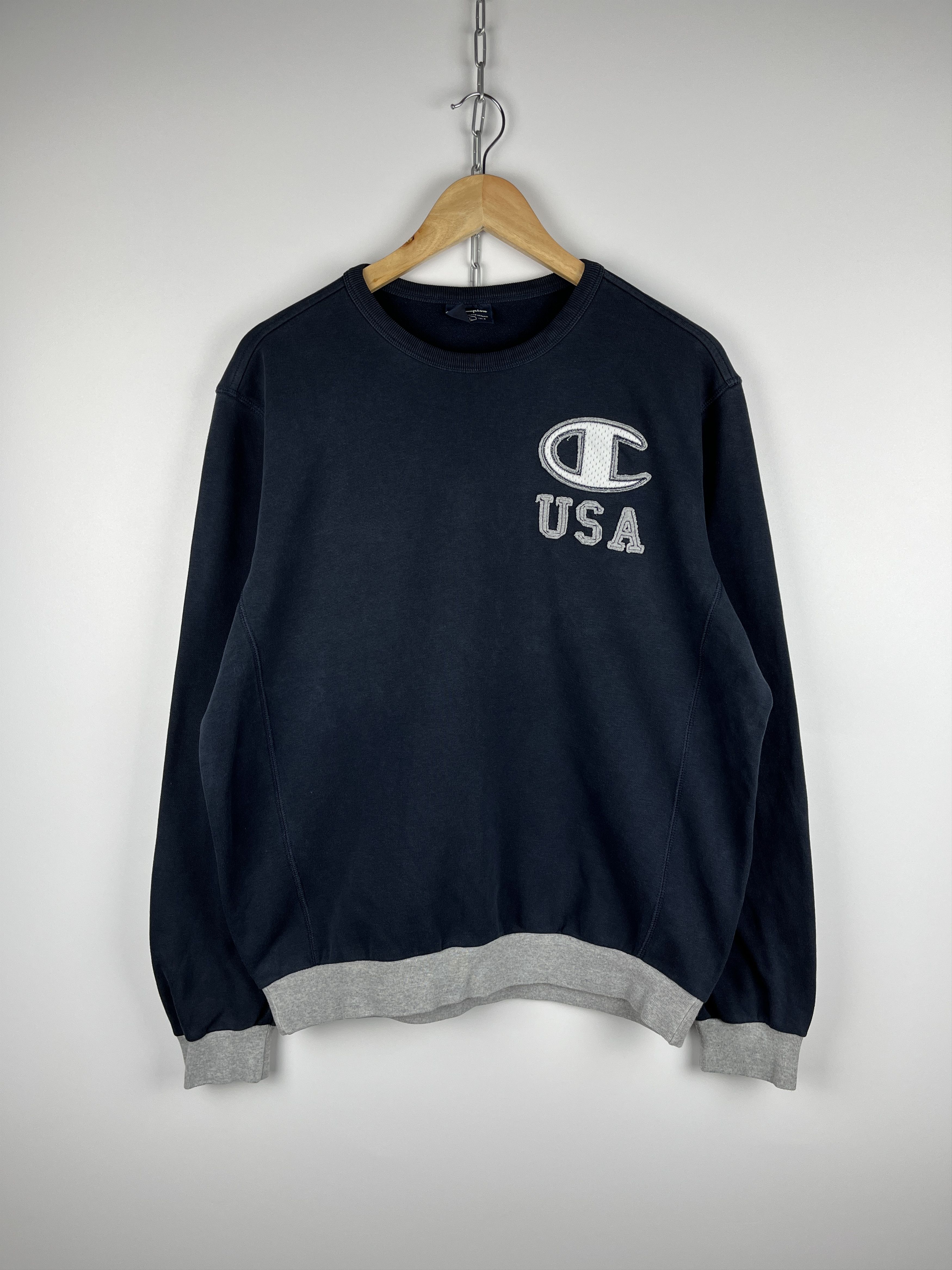 Champion Vintage Champion USA Logo Sweatshirt Size US L / EU 52-54 / 3 - 2 Thumbnail