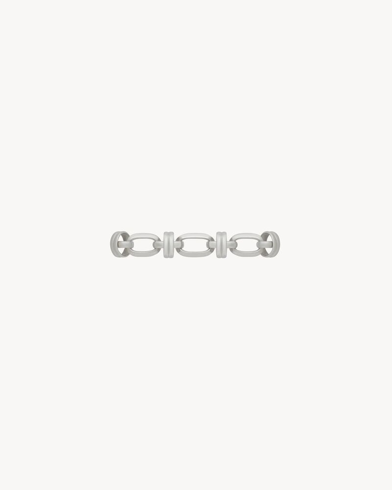 Saint Laurent Paris o1s1wg110126 753272 Size: OS / Deco Chain Bracelet in Metal Size ONE SIZE - 2 Thumbnail