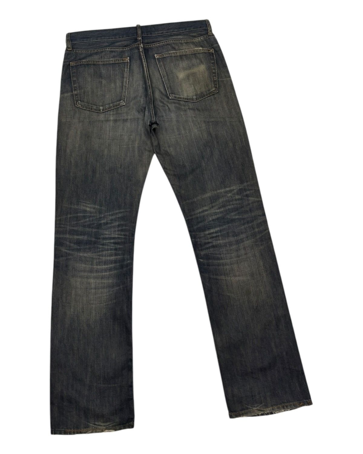 Undercover × Uniqlo DISTRESSED DENIM RUSTY MUD WASH UNIQLO UNDERCOVER STYLE JEAN Size US 36 / EU 52 - 6 Thumbnail