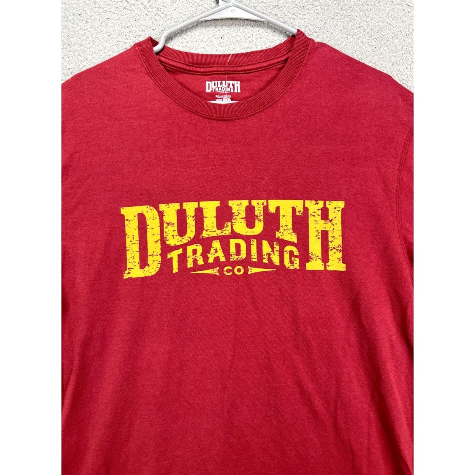 Duluth Trading Company Duluth Trading Co Shirt Mens Small Red Graphic Print T-Shirt Relaxed Fit Tee NEW Size US S / EU 44-46 / 1 - 5 Thumbnail