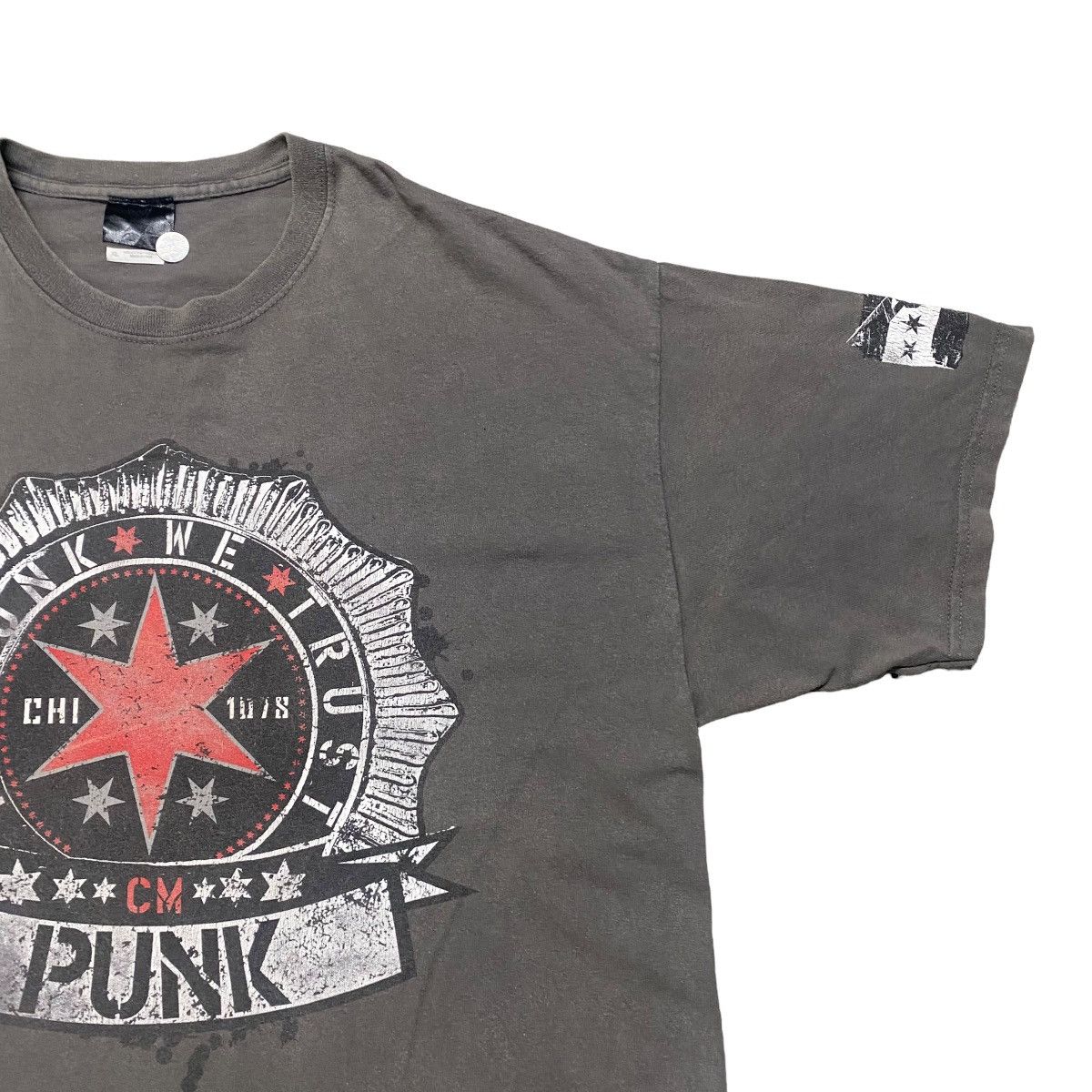 Vintage Vintage Y2K CM PUNK Best in the World Shirt Size US XL / EU 56 / 4 - 4 Thumbnail