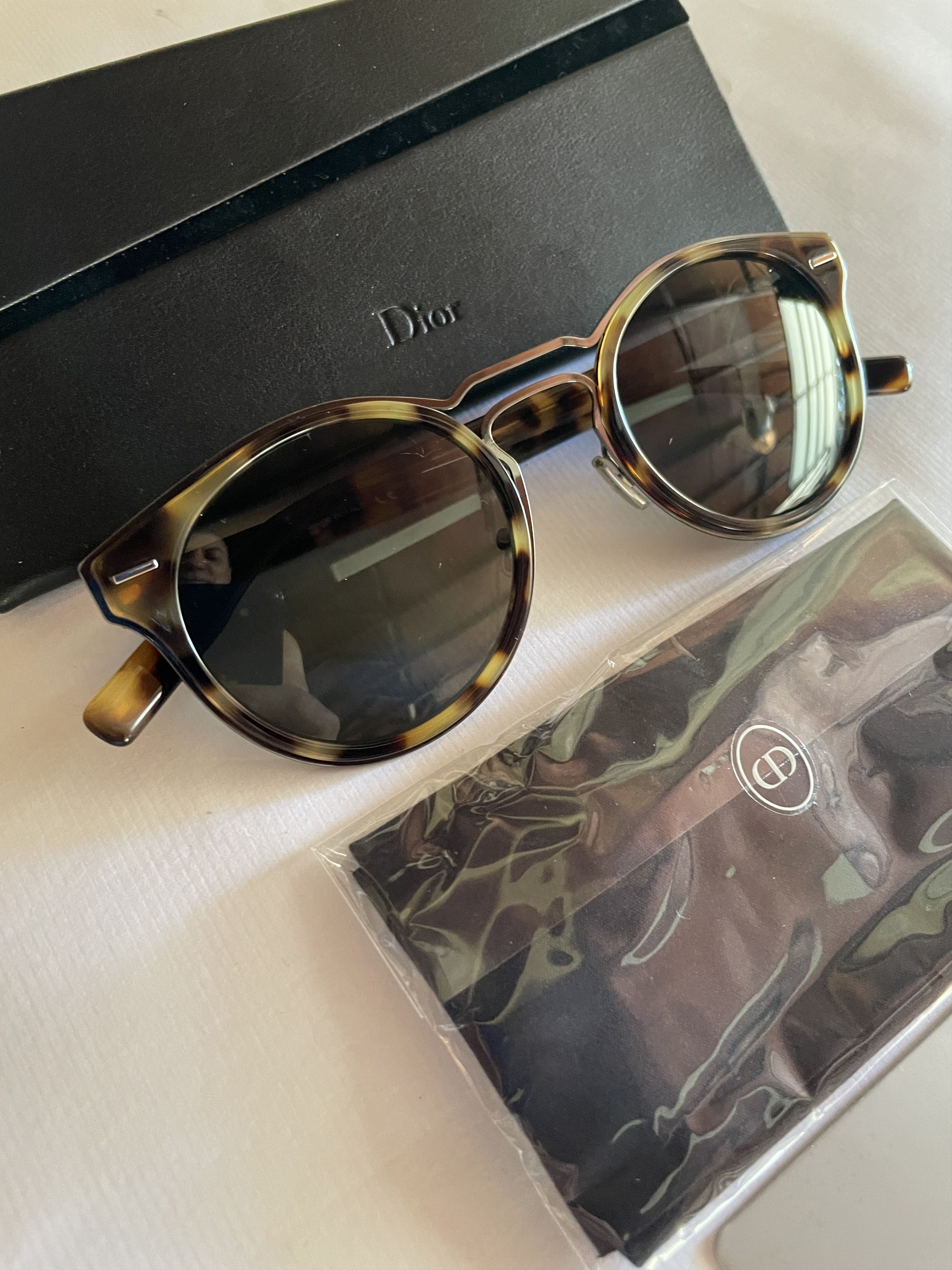 Dior Christian Dior DIOR0209S 2OT70 Blond Havana Sunglasses Size ONE SIZE - 7 Thumbnail