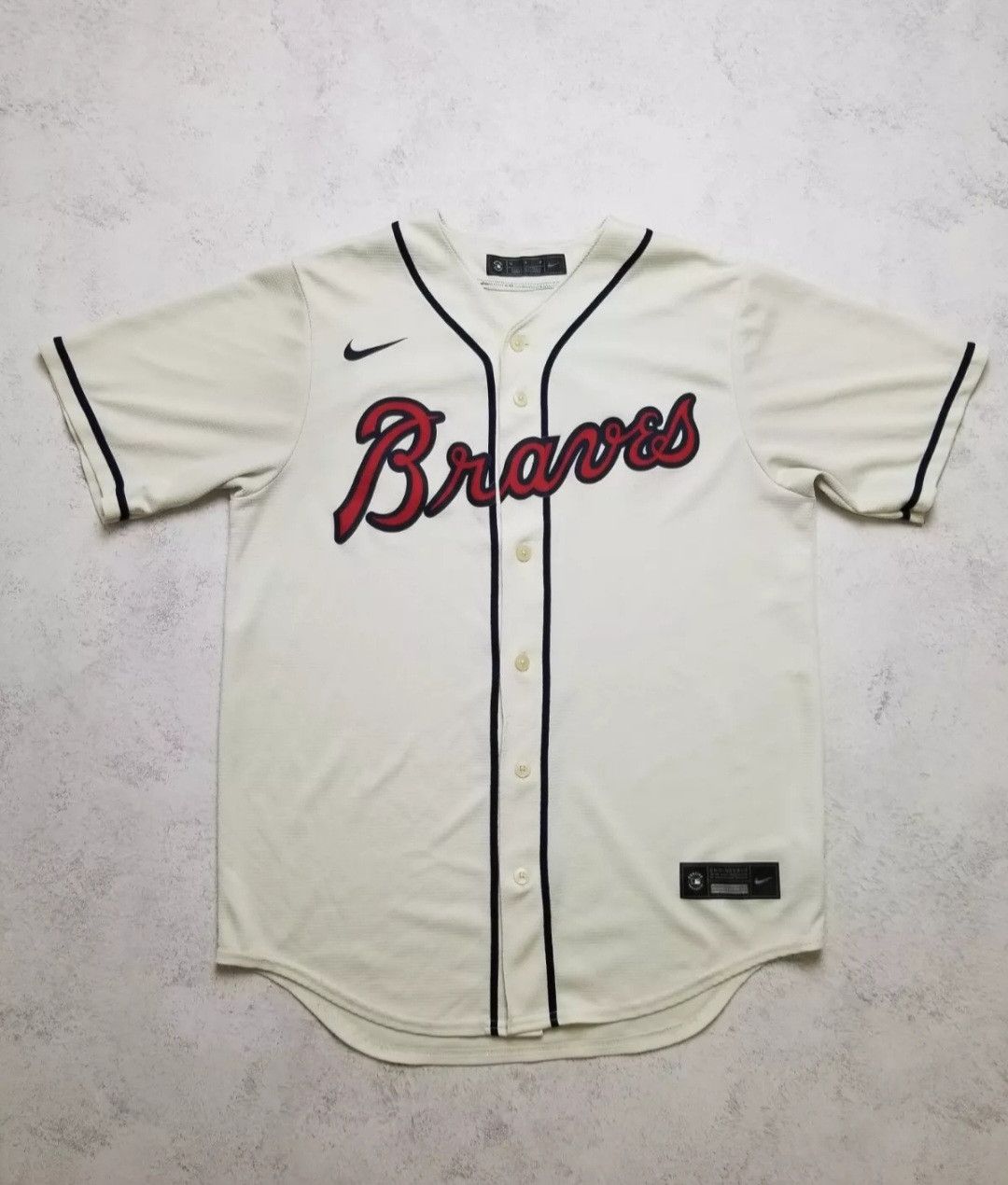 Nike Nike Atlanta Braves MLB Authentic Jersey Sz M Size US M / EU 48-50 / 2 - 1 Thumbnail