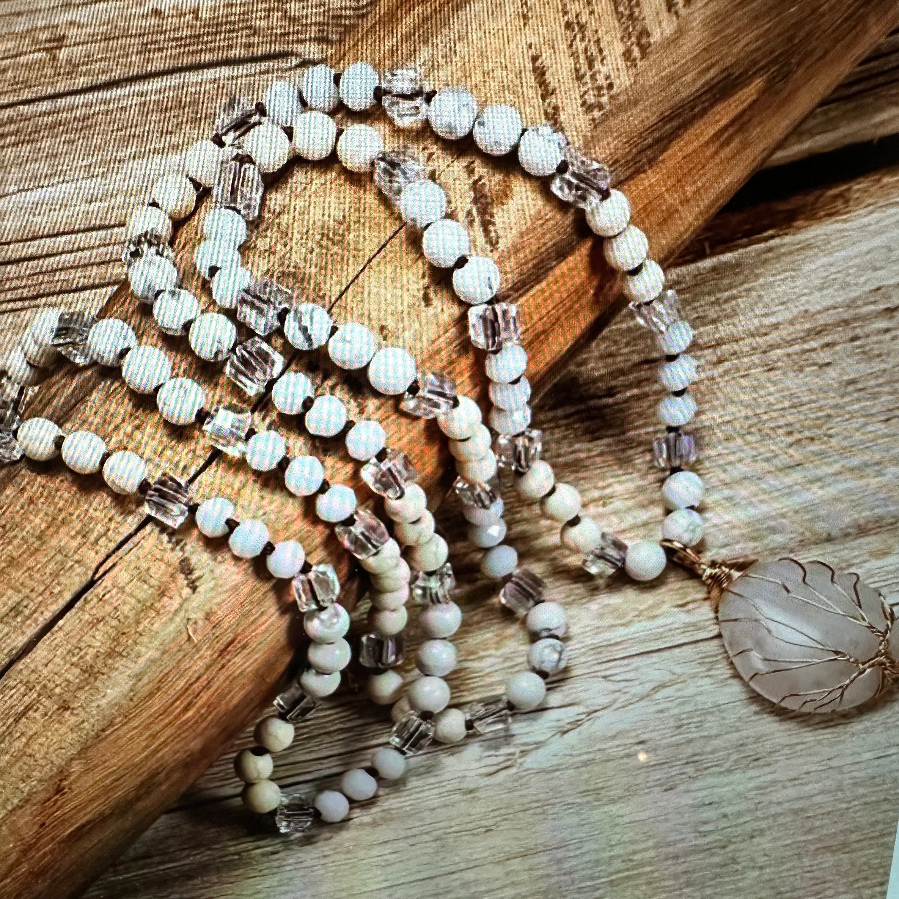 Other Bohemian Natural Stone Beads Pendant Necklace , Family Tree Size ONE SIZE - 8 Thumbnail