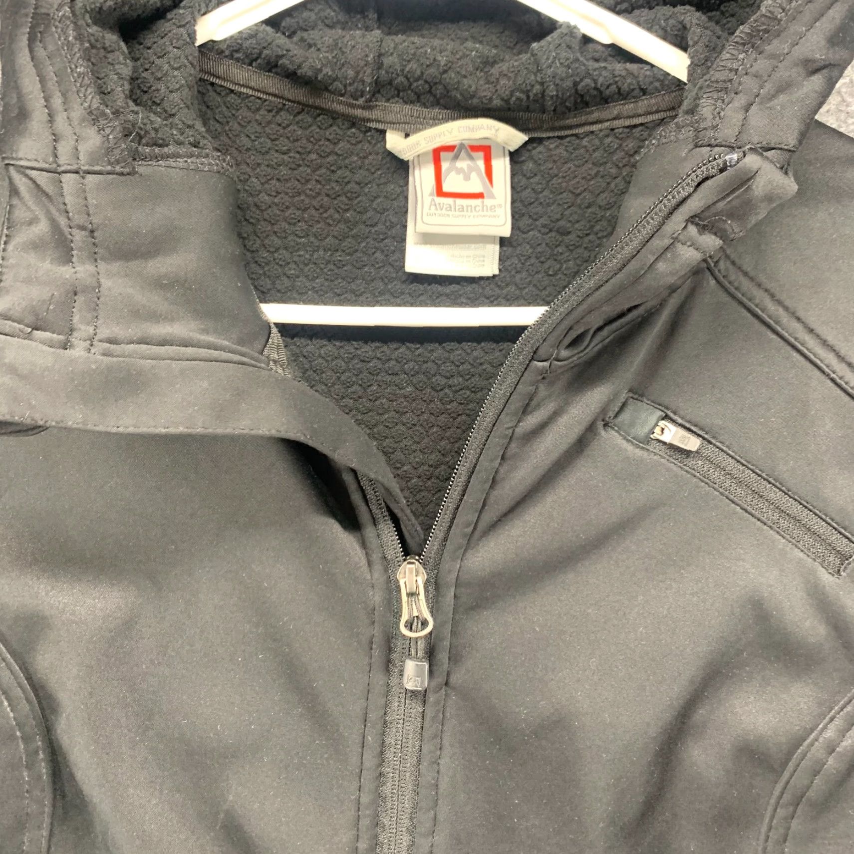 Avalanche Avalanche Jacket Womens Black Medium M Full Zip Hooded Long Sleeve Outdoor Lined Size M / US 6-8 / IT 42-44 - 4 Thumbnail