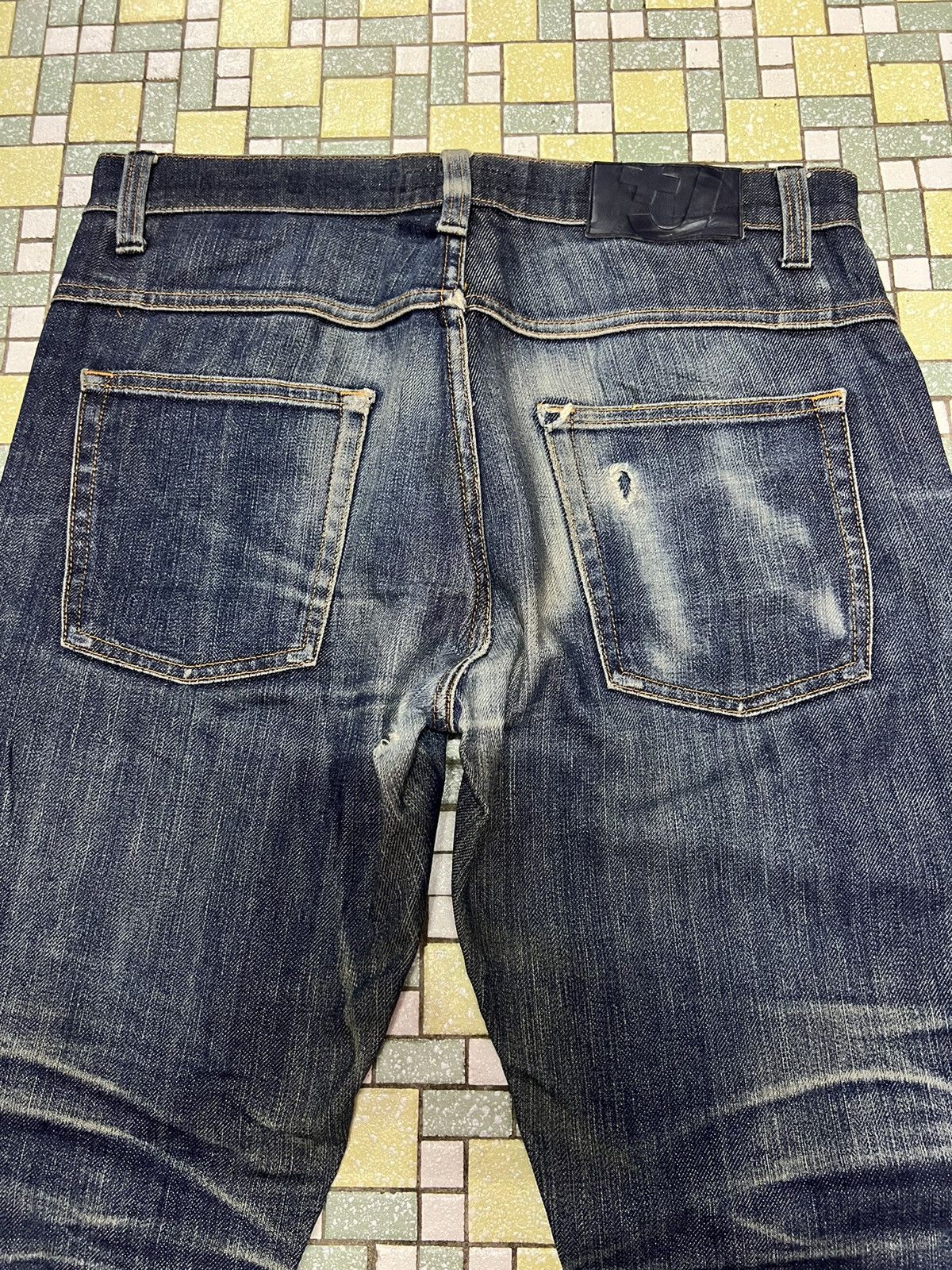 Jil Sander UNIQLO JIL SANDER Selvedge Distressed Denim Jeans Size US 32 / EU 48 - 7 Thumbnail