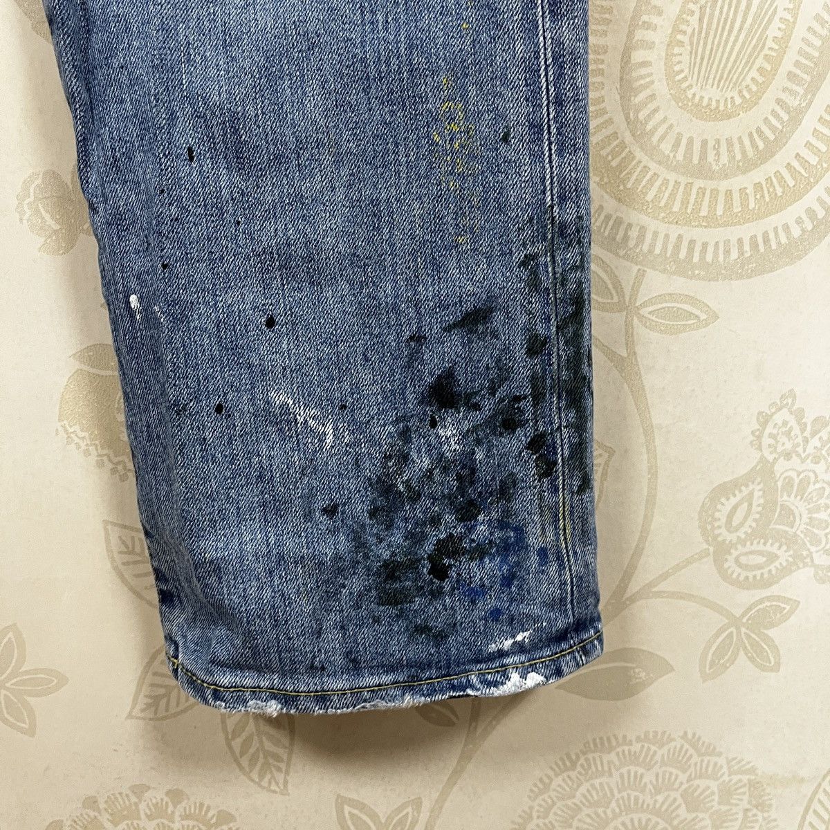 If Six Was Nine Painters Arts Soul Of Freedom Denim Japan Jeans Size US 30 / EU 46 - 11 Thumbnail