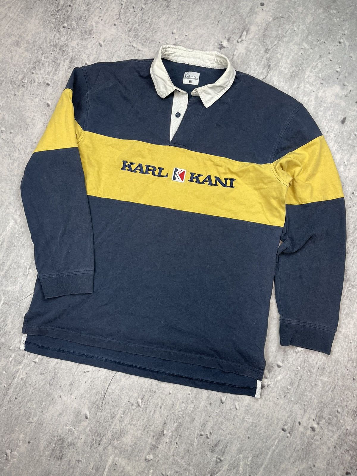 Karl Kani × Vintage Karl Kani sweatshirts 1/4 streetwear Size US XL / EU 56 / 4 - 1 Thumbnail