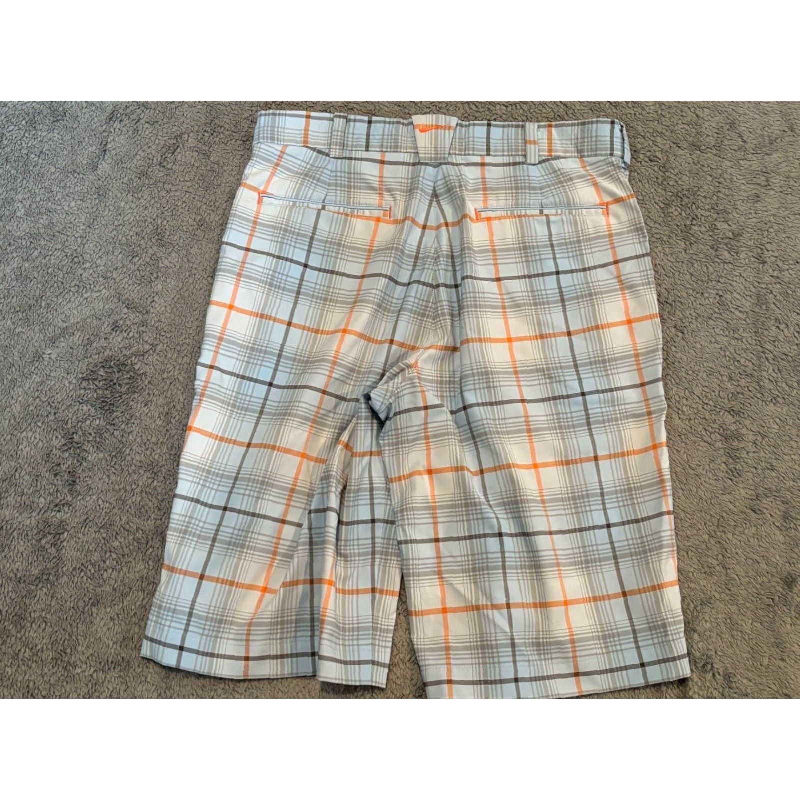 Nike Nike Golf Shorts Mens 30 Tour Performance Blue Plaid Stretch Polyester Chino Pocket 5-Drawer Logo Belt Loops Embroidered Quick Dry Regular Size US 30 / EU 46 - 5 Thumbnail