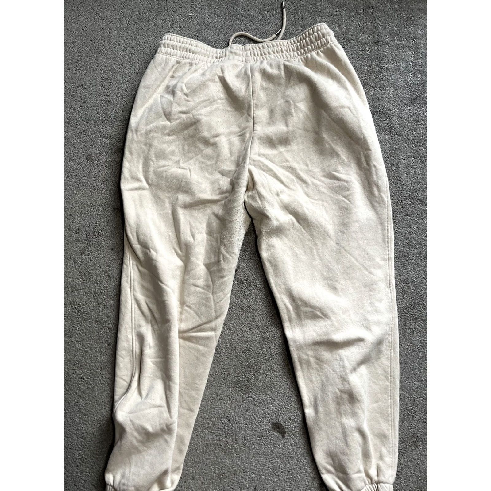 H&M H&M Womens Casual Joggers Cream Beige Sweatpants Size Large Size 36" / US 14 / IT 50 - 3 Thumbnail