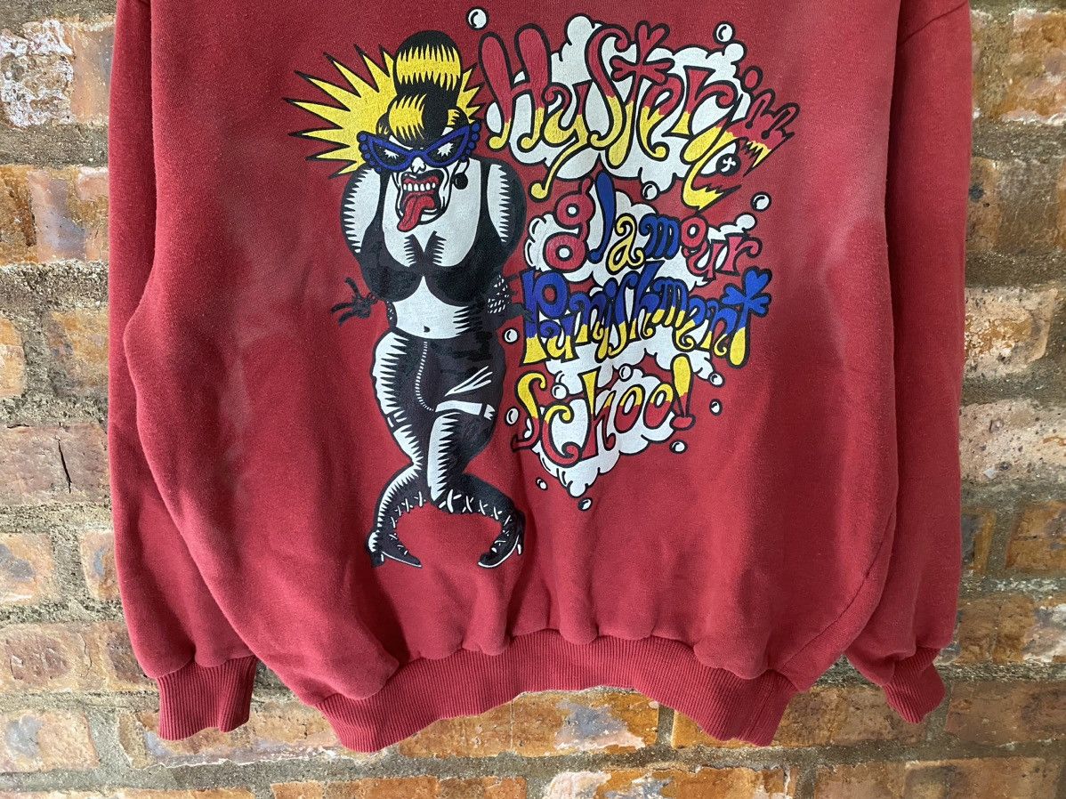 Hysteric Glamour 🔥 1980s Hysteric Punishment school sweayshirt Size US M / EU 48-50 / 2 - 4 Thumbnail