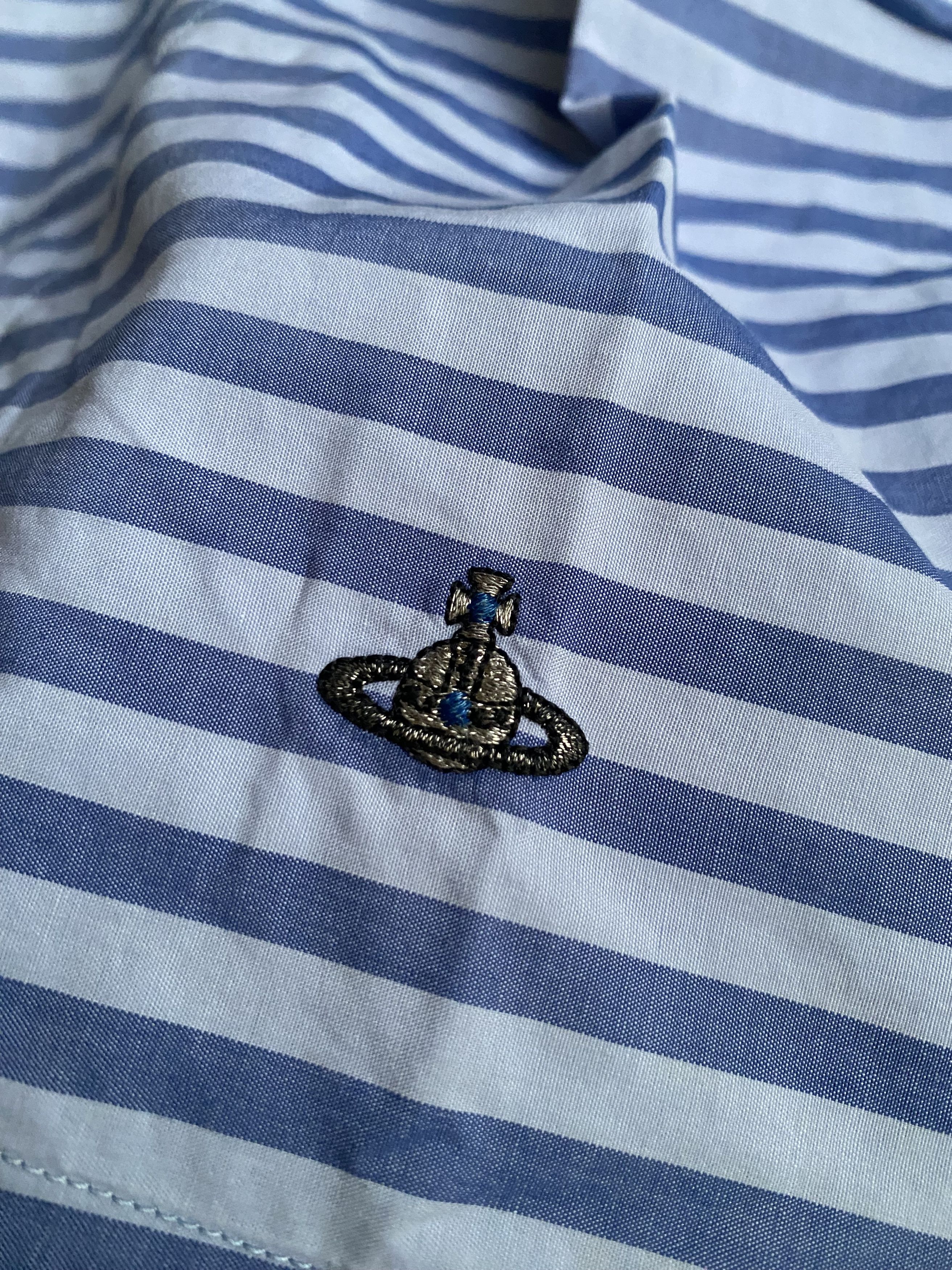 Vintage vintage super rare stripe blue design Size US S / EU 44-46 / 1 - 9 Thumbnail