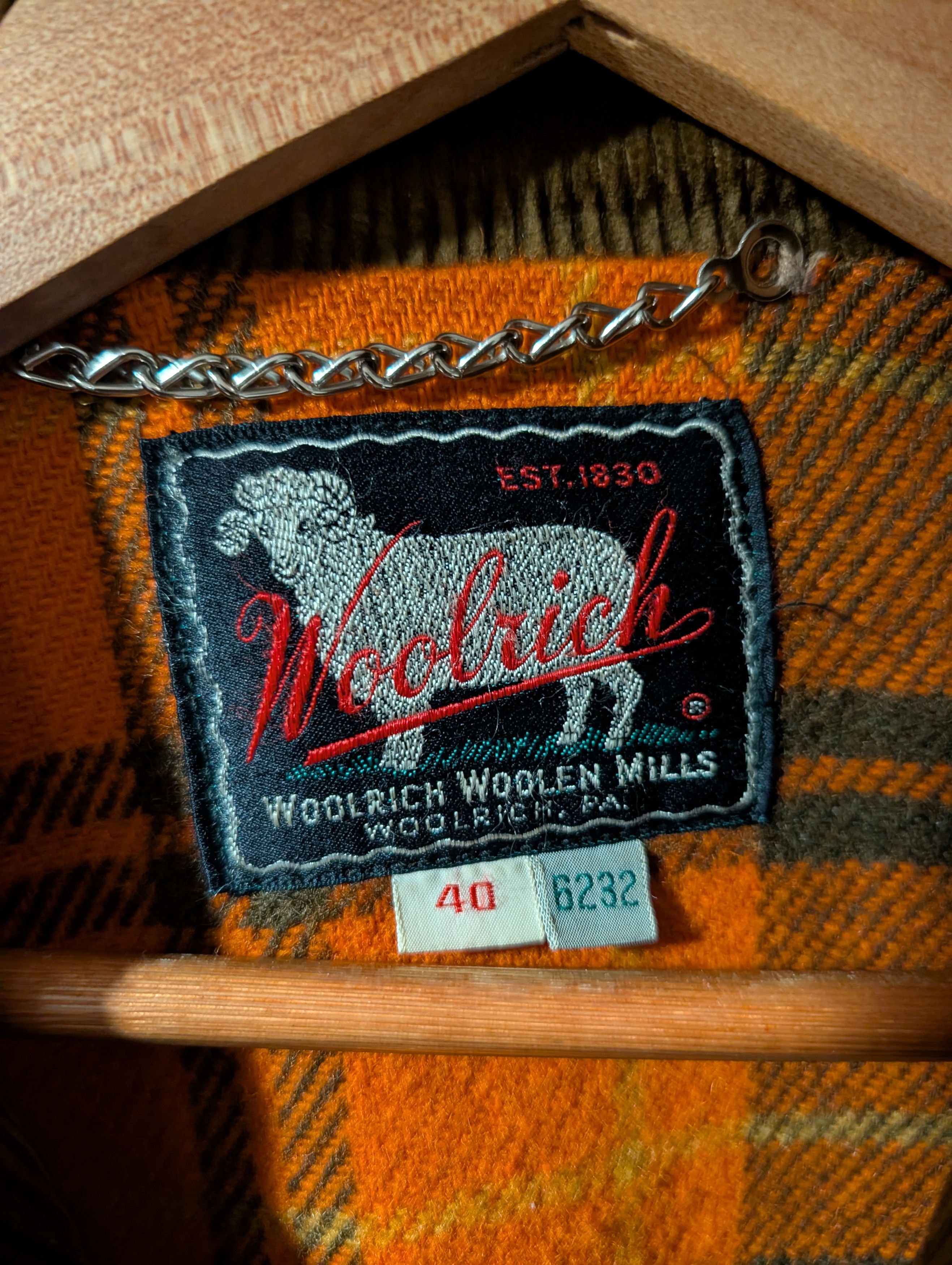 Woolrich Woolen Mills Vintage 1950s Woolrich Mackinaw Hunting Jacket Sz 40 Wool Size US L / EU 52-54 / 3 - 2 Thumbnail