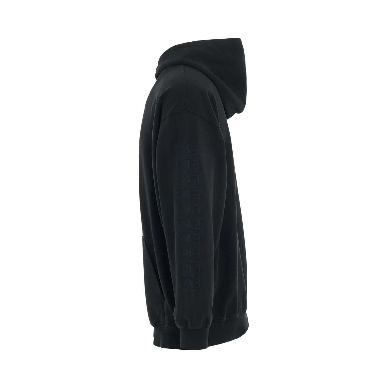 Balenciaga o1la1rc1a0425 BB Paris Icon Medium Fit Hoodie Washed Black Size US L / EU 52-54 / 3 - 3 Thumbnail