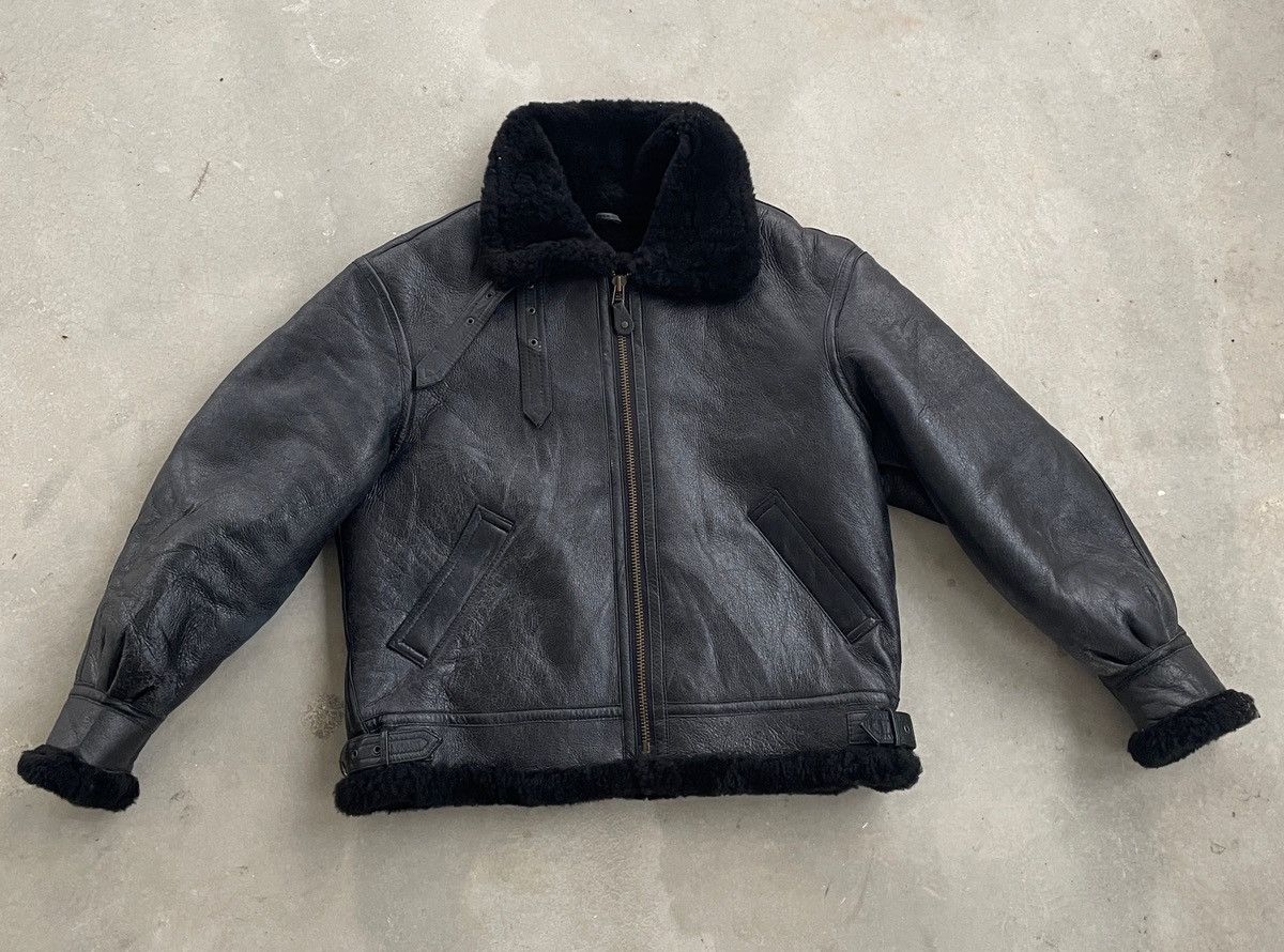 Other B-3 WIND ARMOR SHEEPSKIN LEATHER JACKET 23M5658 Size US L / EU 52-54 / 3 - 3 Thumbnail