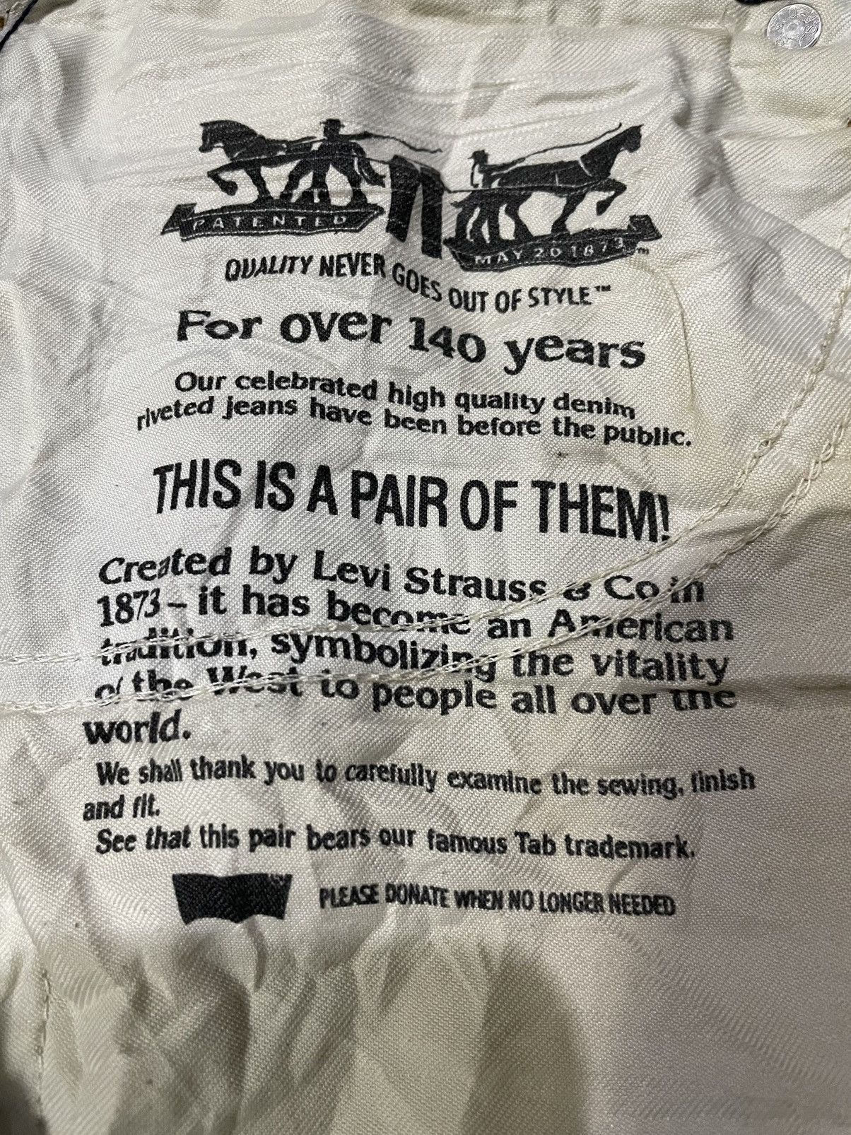 Vintage Levi’Strauss & Co. Distress Faded Mudwash Jeans