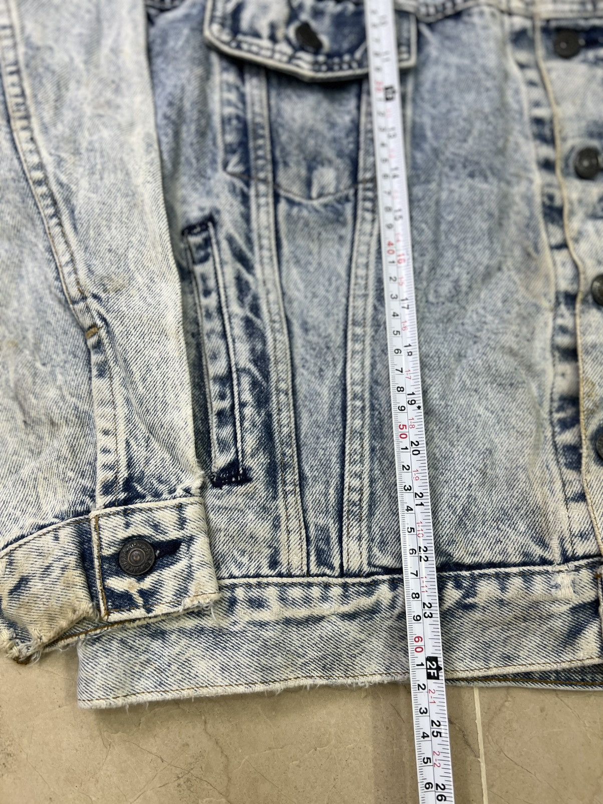 Levi's Vintage Clothing Vintage 1990s Levi’s Acid Wash Denim Trucker Jacket USA Size US M / EU 48-50 / 2 - 11 Thumbnail
