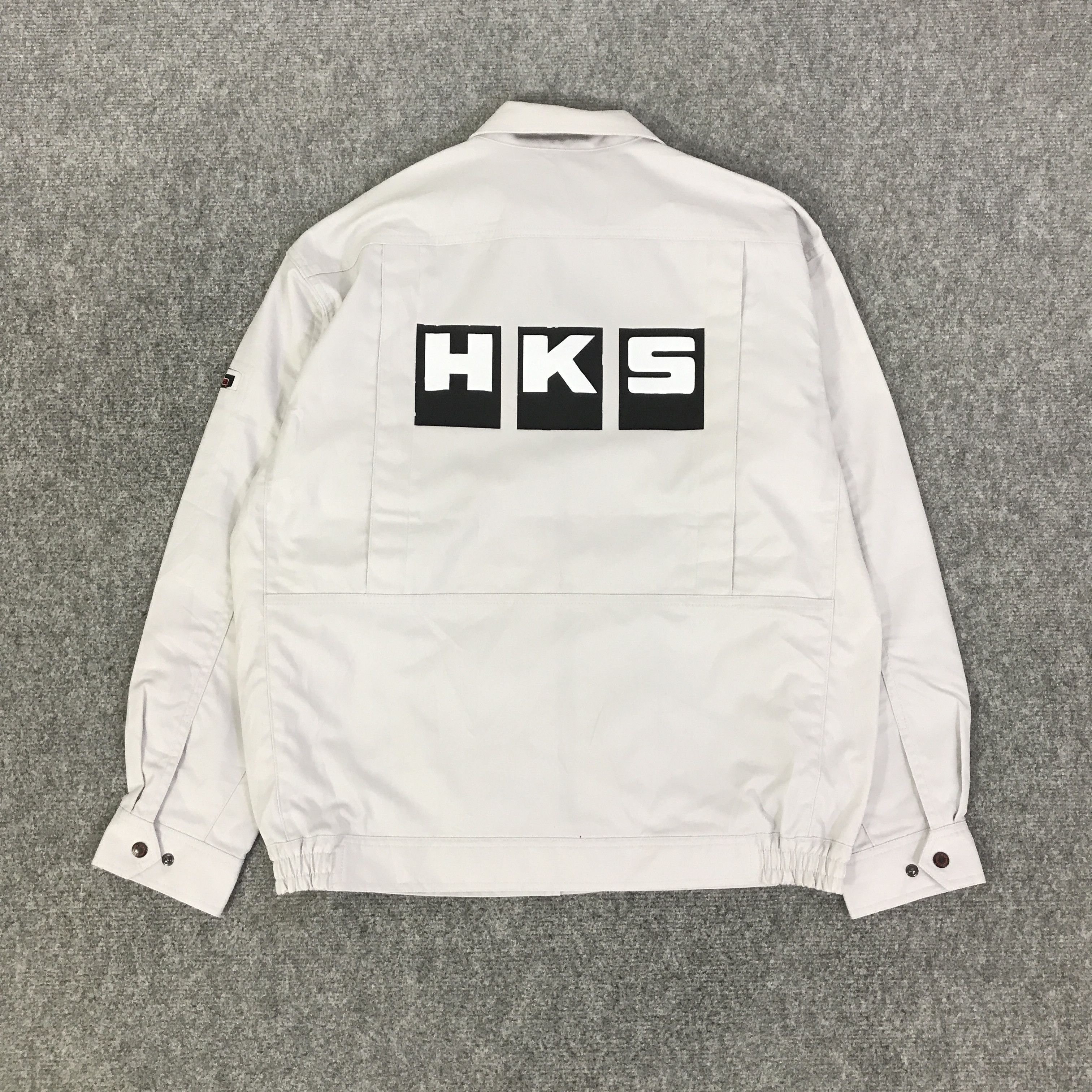 Japanese Brand HKS RACING MOTORSPORT UNIFORM CUSTOM JACKET K80B16 Size US L / EU 52-54 / 3 - 1 Thumbnail