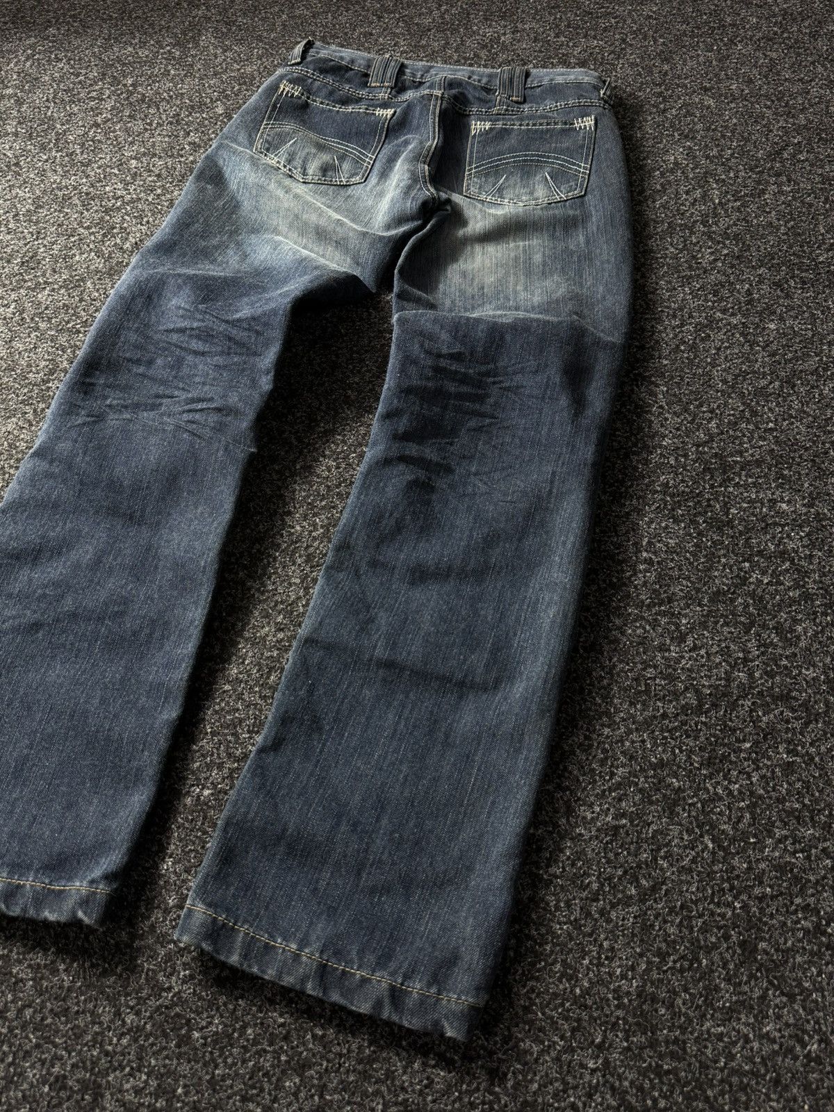 Harley Davidson Vintage 90s Racing MOTO biker Held denim women’s jeans pants Size 29" - 10 Thumbnail