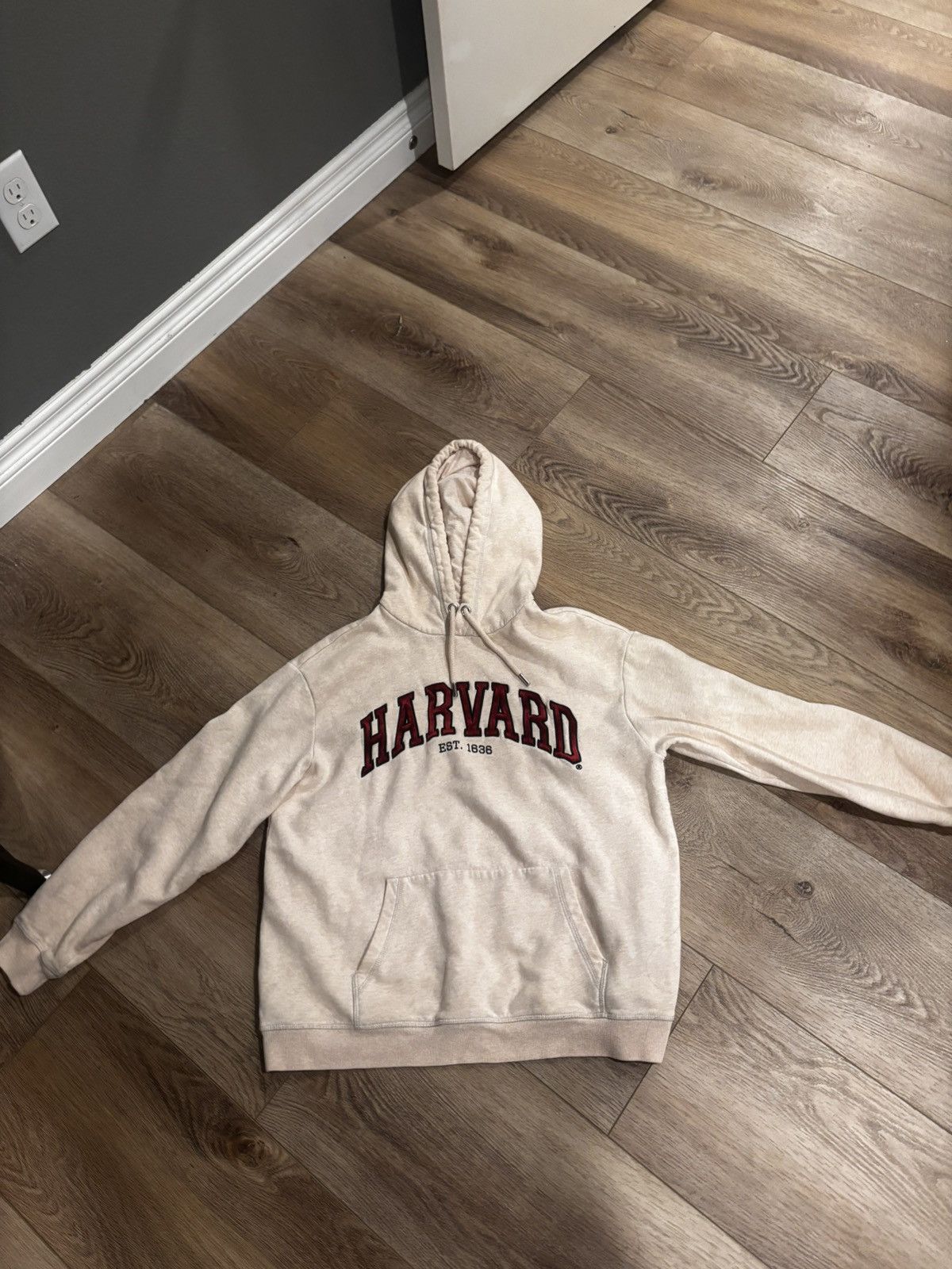 Cotton On Harvard créame hoodie Size US M / EU 48-50 / 2 - 1 Thumbnail