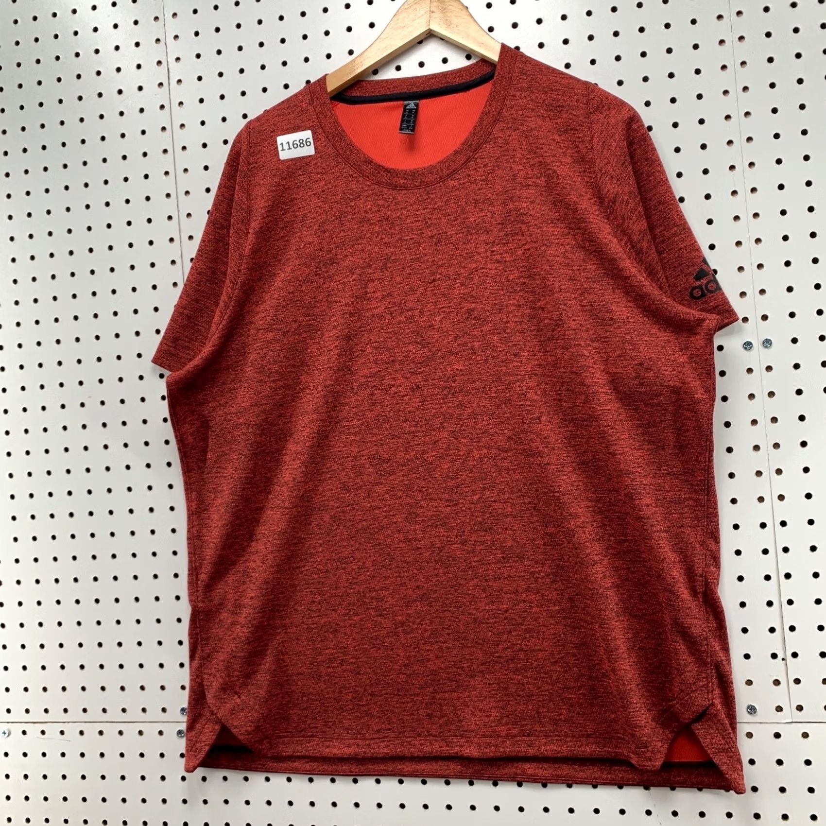 Adidas Adidas Active Shirt Mens XL Orange Short Sleeve Run Work Out T-Shirt Logo Sports Activewear Size US XL / EU 56 / 4 - 4 Thumbnail