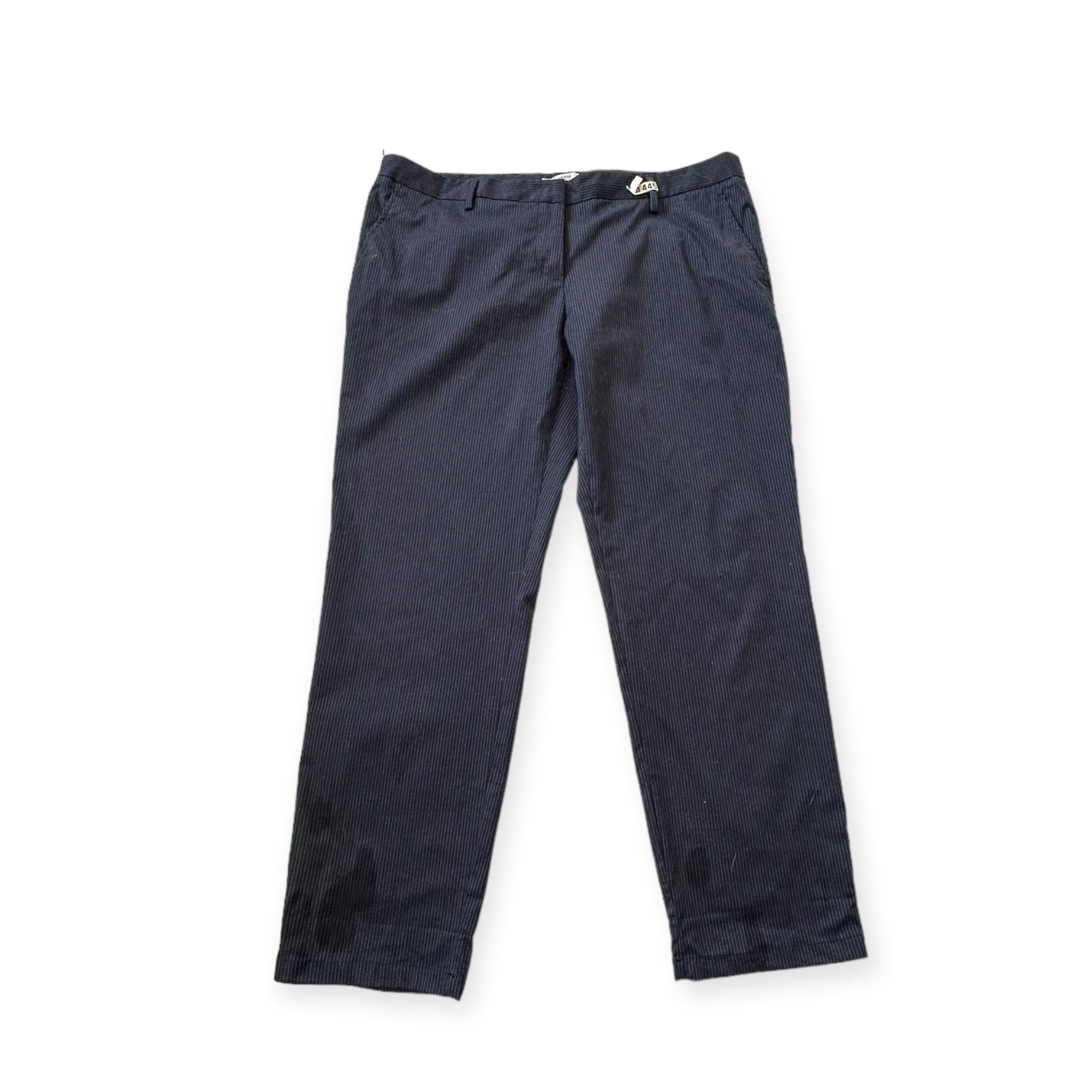 Prada Prada Blue Striped Cotton Pants, Size Italian 46/L Size 32" / US 10 / IT 46 - 4 Thumbnail