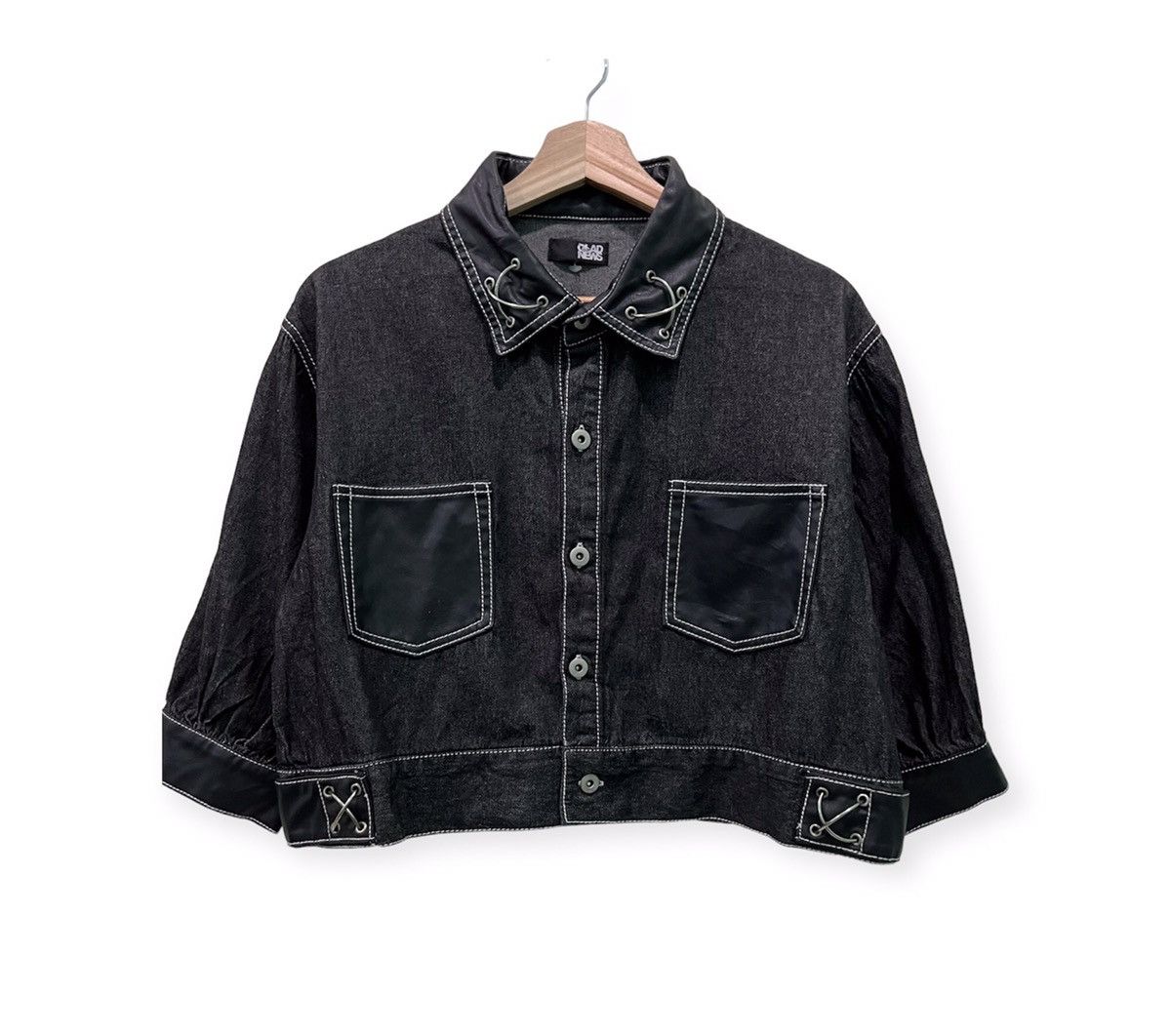 Japanese Brand Japanese Brand Glad News Punk Rock Style Denim Jacket Size M / US 6-8 / IT 42-44 - 1 Thumbnail