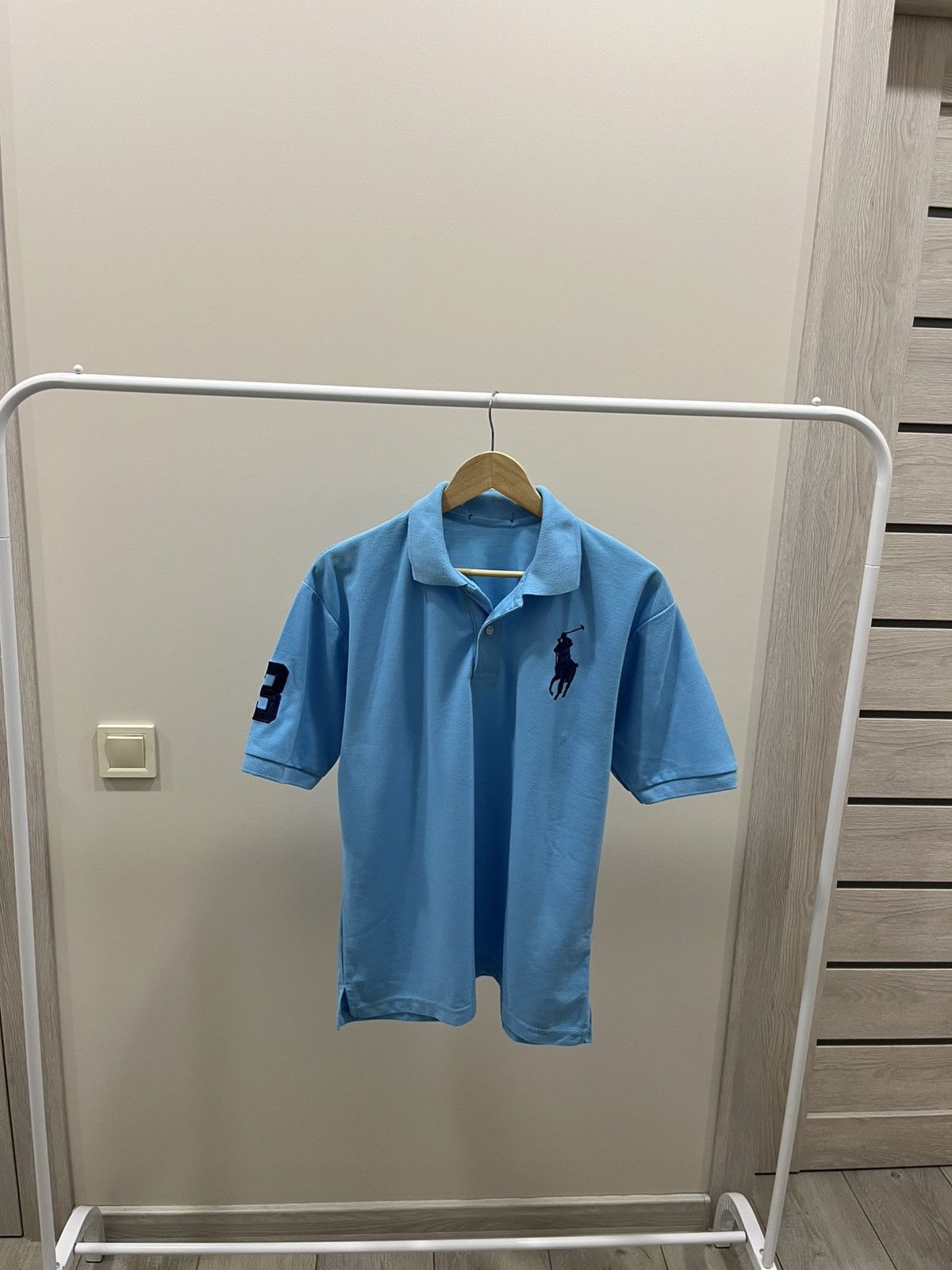 Polo Ralph Lauren Vintage Polo Ralph Lauren 3 Big Pony Polo Tee Y2K Blue Size US L / EU 52-54 / 3 - 2 Thumbnail