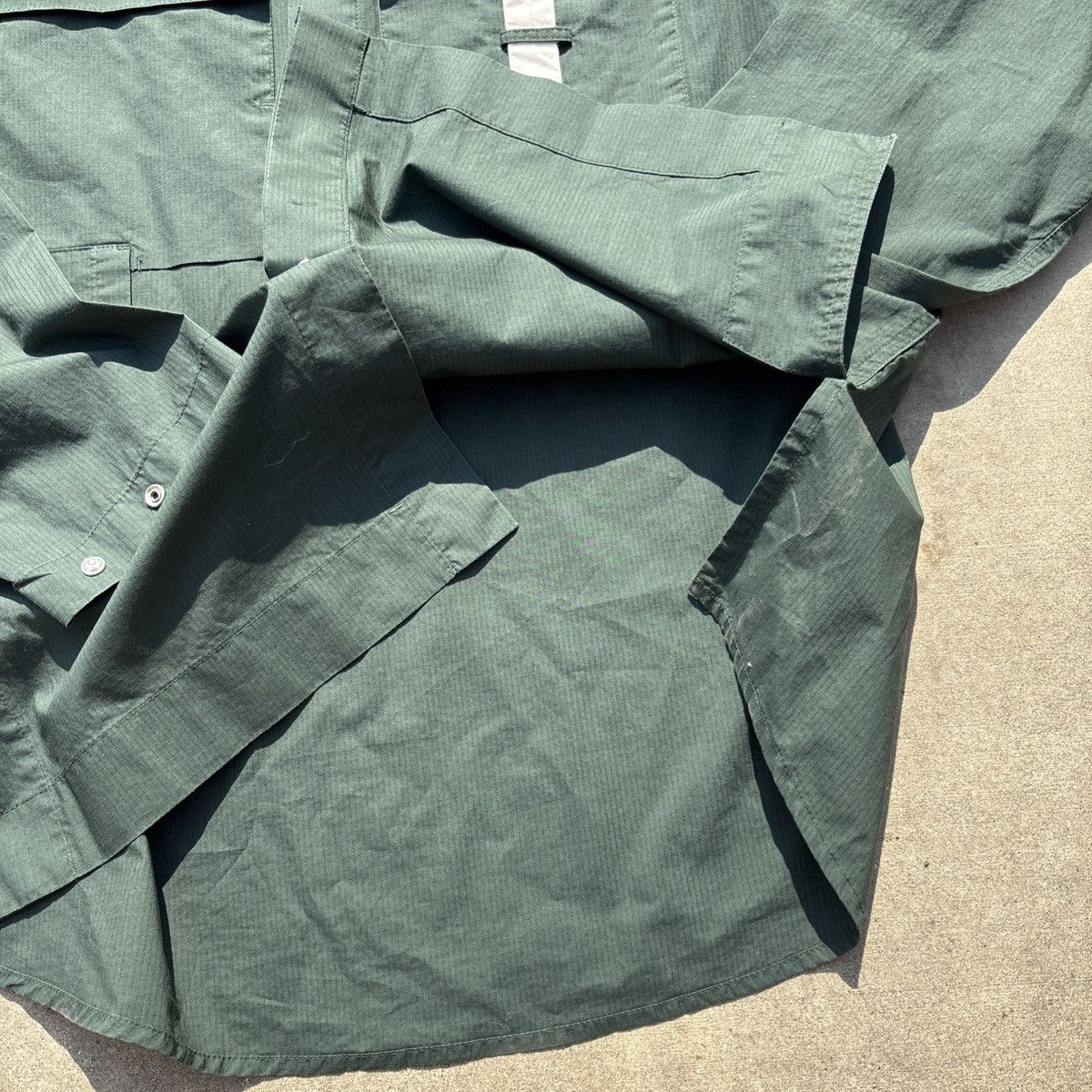 Craig Green Craig Green Ripstop Utility Shirt / Patch Pocket Olive Green Size US M / EU 48-50 / 2 - 5 Thumbnail