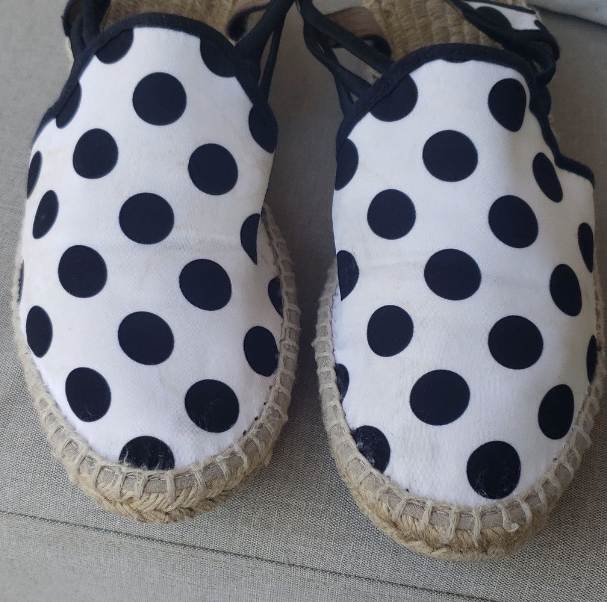 Other Spanish Polka Dot Espadrilles, Size 8 Size US 8 / IT 38 - 9 Thumbnail