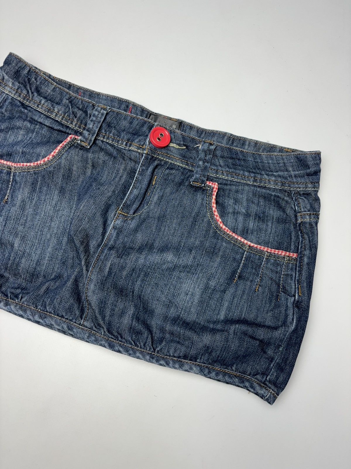 Vintage Vintage balloon style mini denim skirt Size 30" / US 8 / IT 44 - 5 Thumbnail