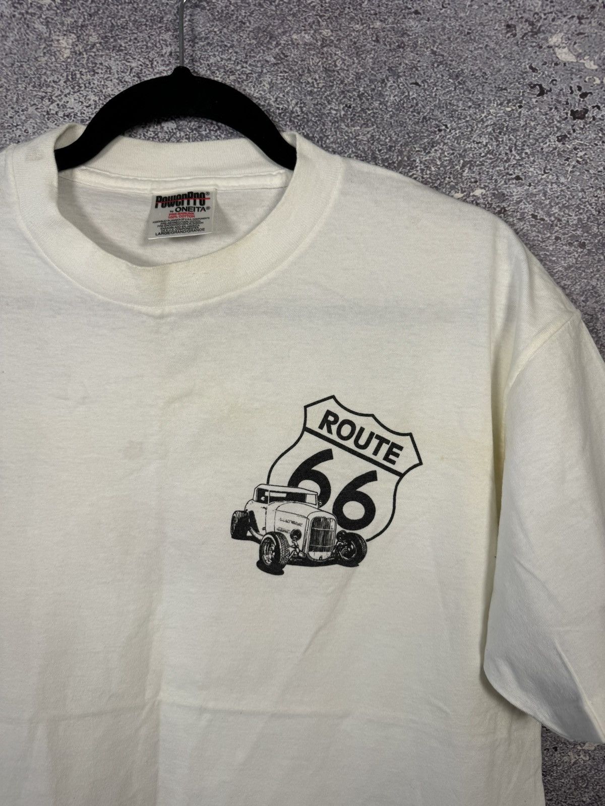 Route 66 × Vintage Vintage Single Stitch Route 66 Souvenir T-Shirt Made in USA Size US L / EU 52-54 / 3 - 7 Thumbnail