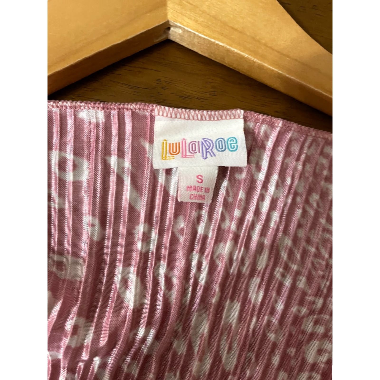 Vintage LuLaRoe Shirley Kimono Cover up Small Pink - Jersey Kimono Sleeve - Women’s Regular Medium - LulaRoe Shirley Print Size S / US 4 / IT 40 - 4 Thumbnail