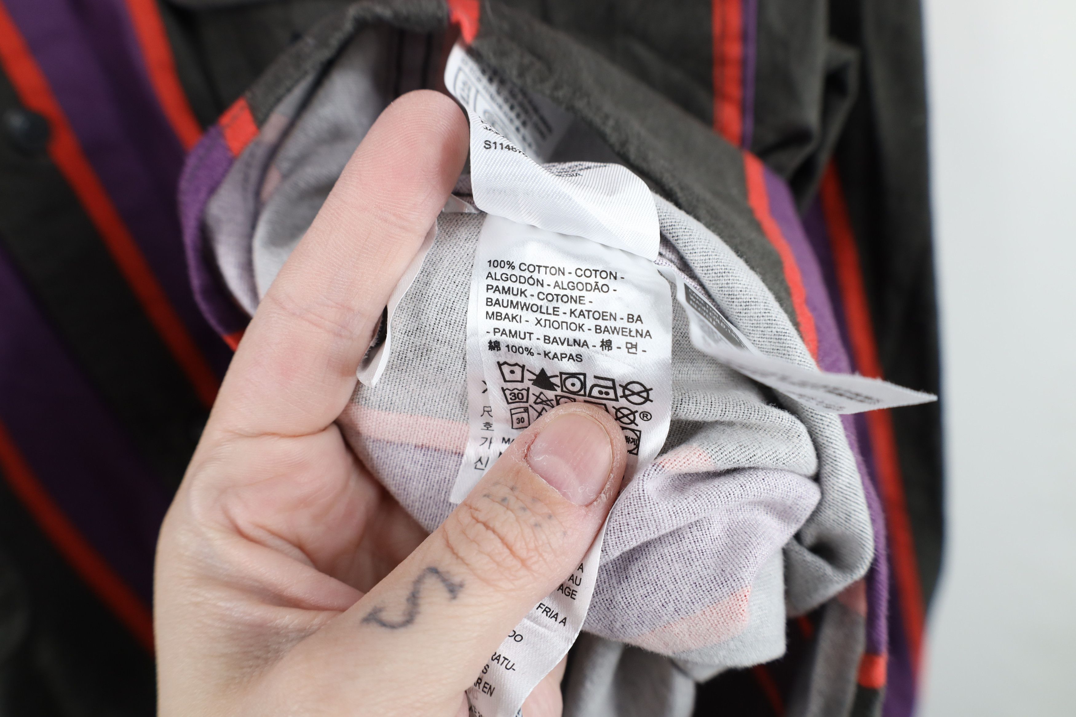 Levi's Vintage Y2K Levis Block Baggy Chamois Cloth Button Shirt Size US XL / EU 56 / 4 - 11 Thumbnail