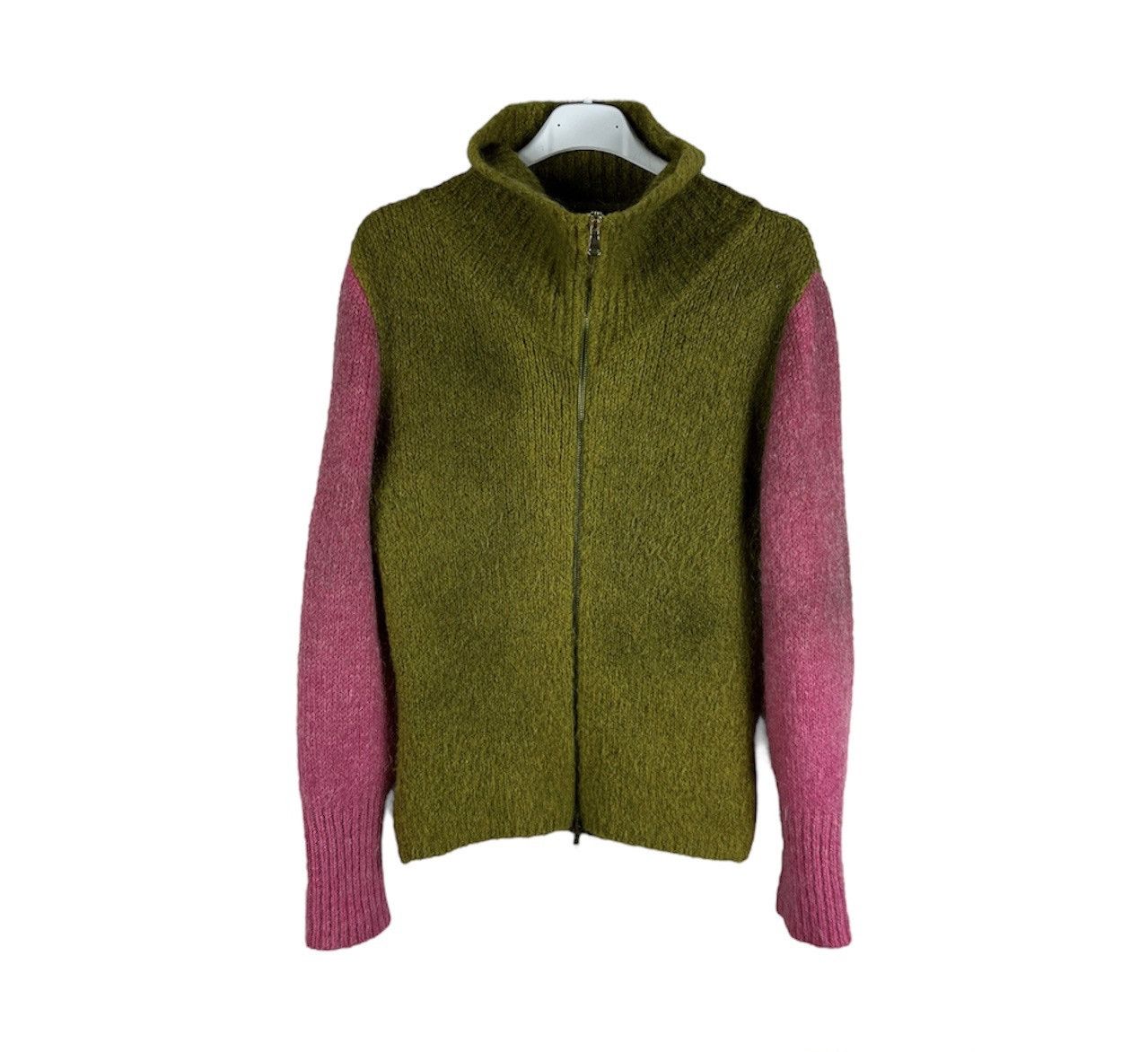 Vintage Vintage 90s einstein prog prod mohair cardigan sweater knit Size S / US 4 / IT 40 - 1 Thumbnail