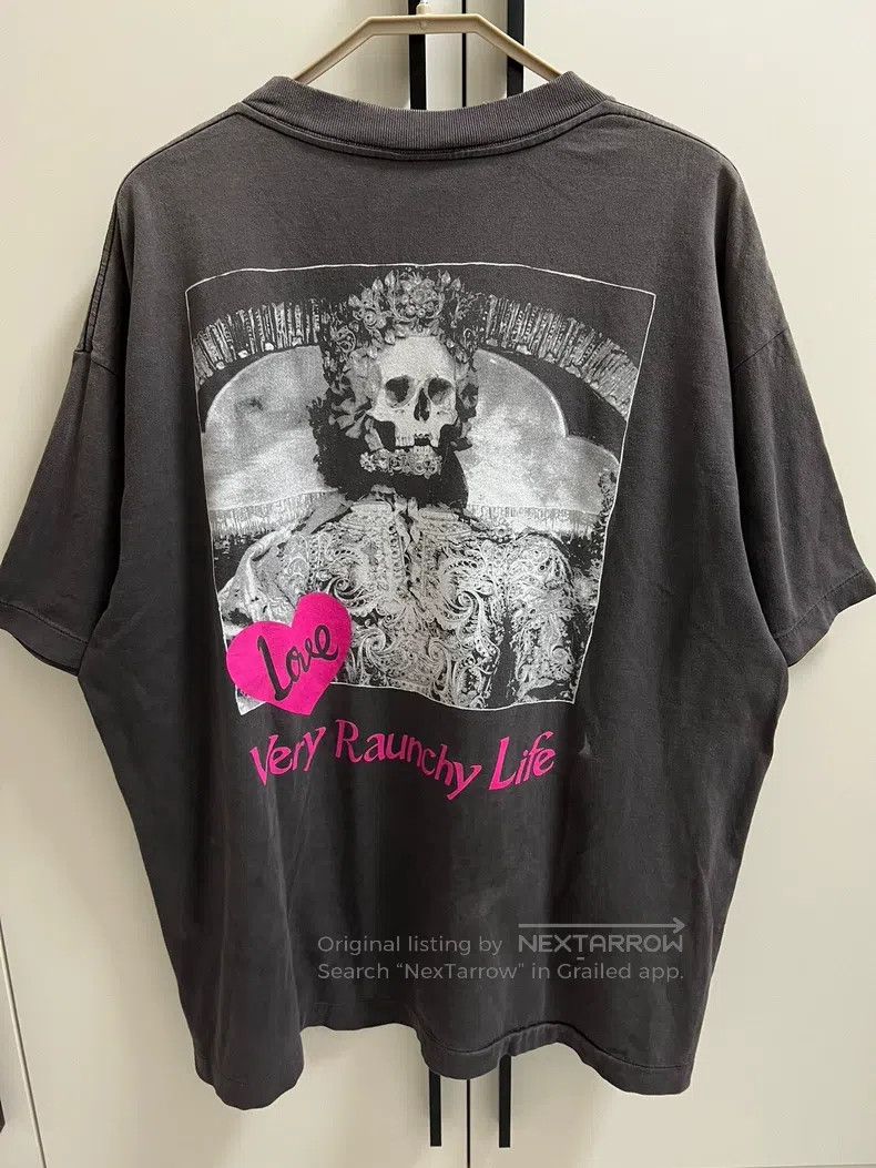 Saint Michael Saint Michael Pink heart distressed short-sleeve Size US XL / EU 56 / 4 - 2 Thumbnail