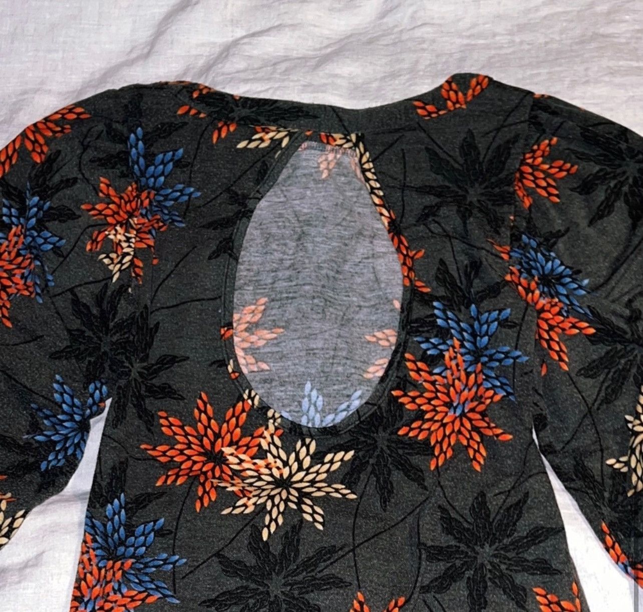 Vintage EDC lantern sleeve keyhole 60s batwing burning man festival Size S / US 4 / IT 40 - 7 Thumbnail